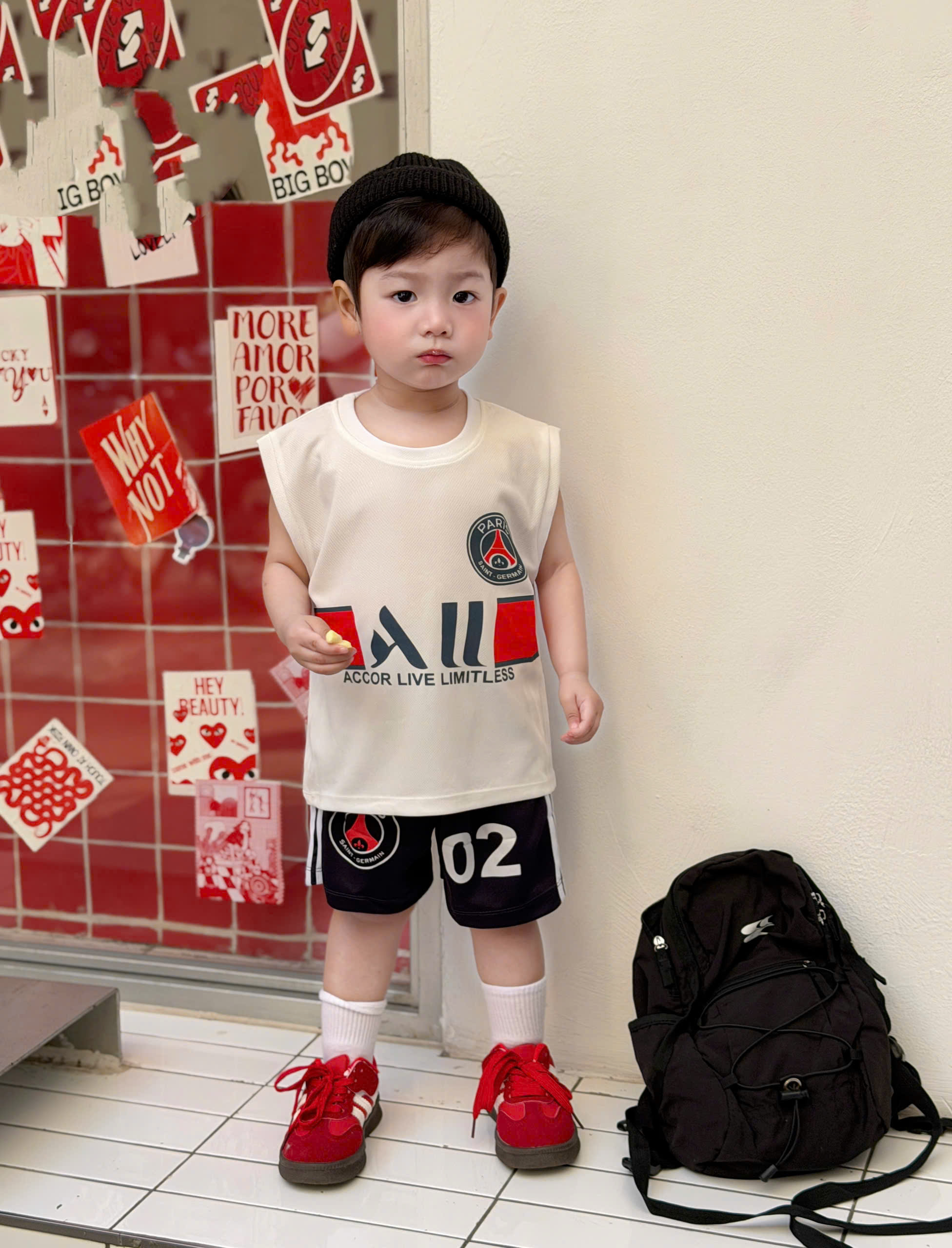 CV- P24# SET 2B SÁT NÁCH THỂ THAO THÔNG HƠI CHO BÉ TRAI