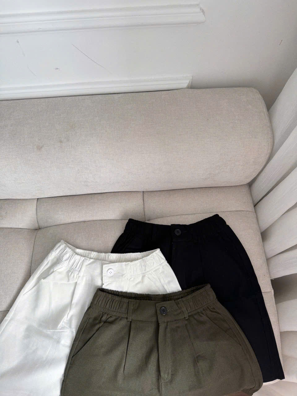 P29# SÉT 3 QUẦN LINEN CHO NỮ