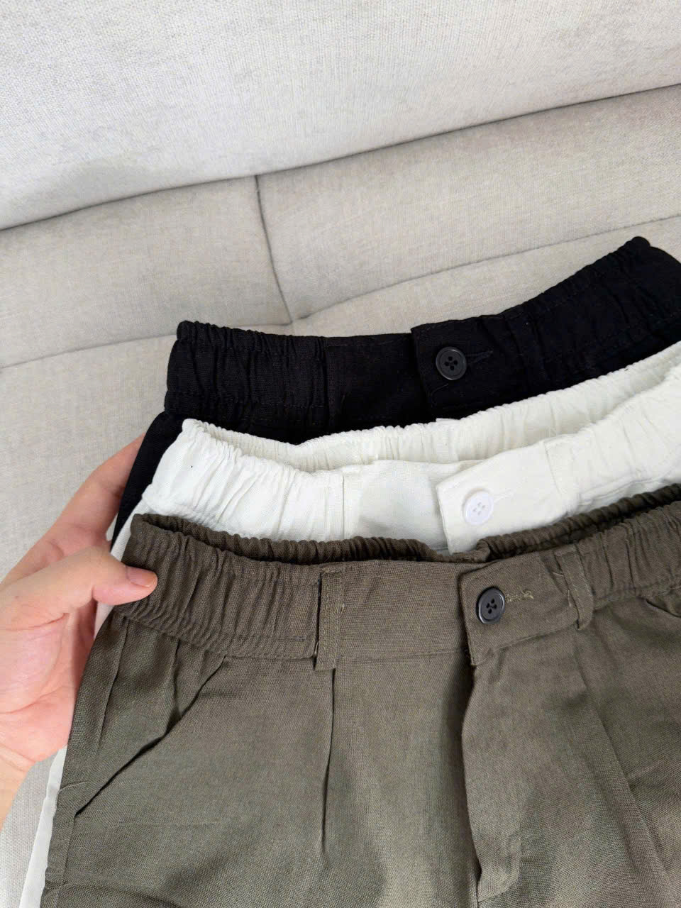 P29# SÉT 3 QUẦN LINEN CHO NỮ