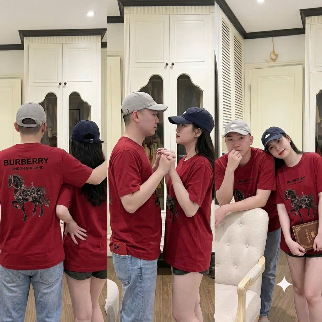 K77 ÁO PHÔNG NGỰA BUBBERRY 3 MÀU