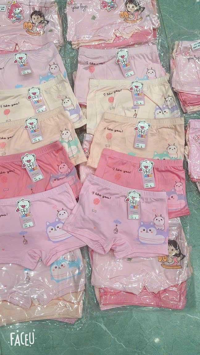 L38- SET 10 QUẦN CHIP ĐÙI BÉ GÁI