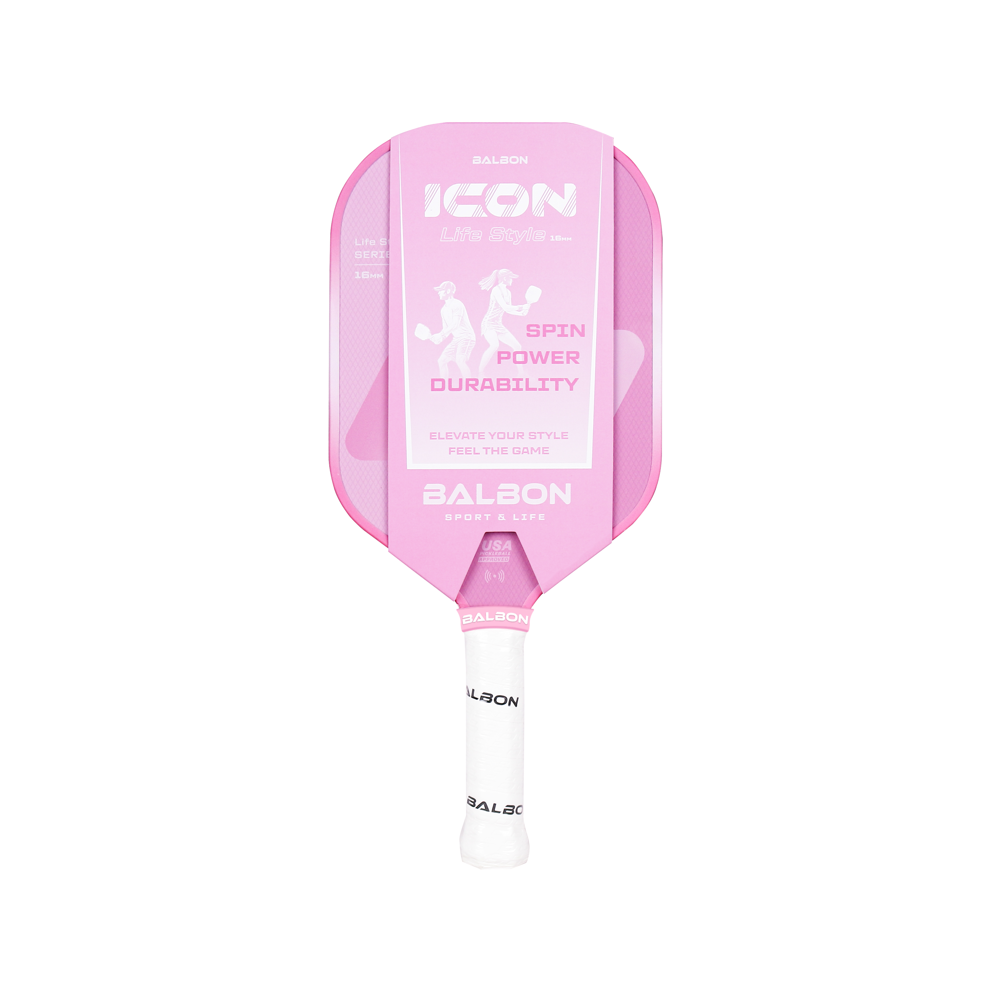 Vợt Pickleball Balbon ICON STYLE - Rose Pink