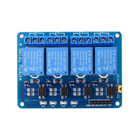 Module 4 Relay Opto kích mức thấp 5VDC 12VDC