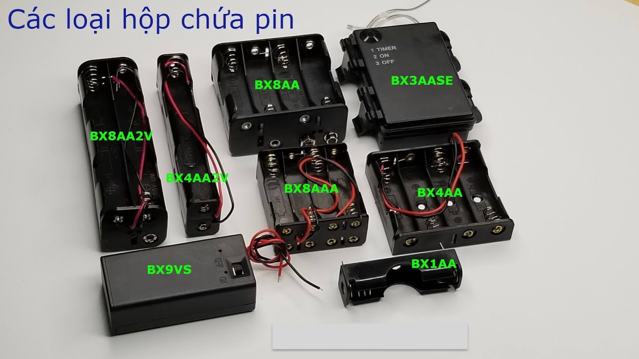 Đế pin hộp pin 1.5V AAA