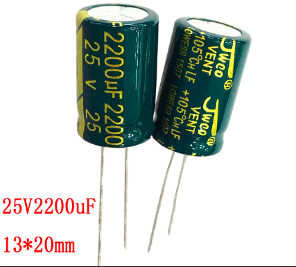 Tụ hoá 25v2200uf (10x20mm)