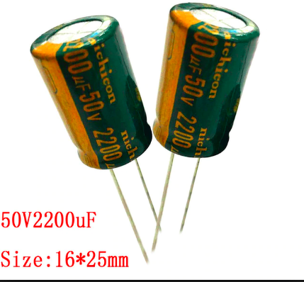 Tụ hoá 50v2200uf (16x25mm)