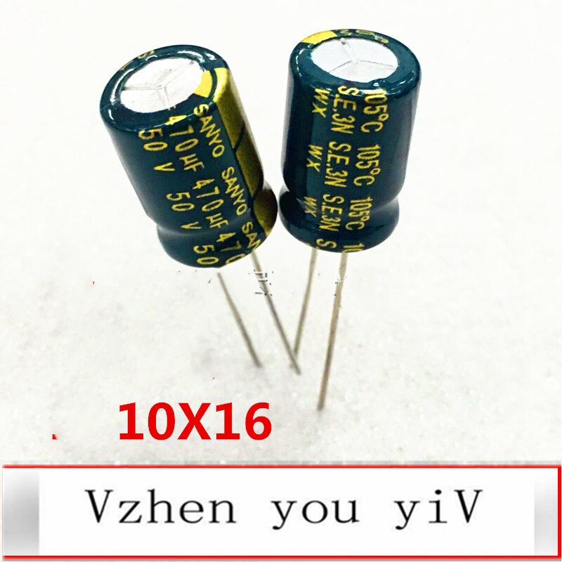 Tụ hoá 50v470uf (10x16mm)