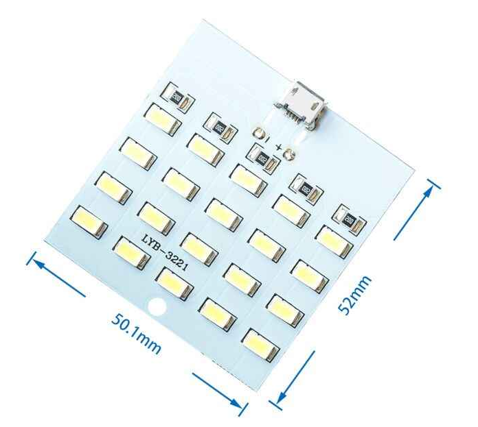 Mạch 20 Led Siêu Sáng USB