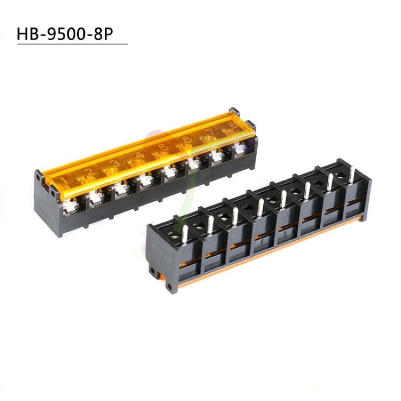 Domino Cầu đấu điện HB9500 có nắp đậy- 8P