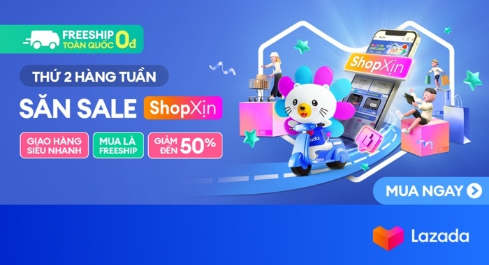 SĂN SALE SHOP XỊN LAZADA