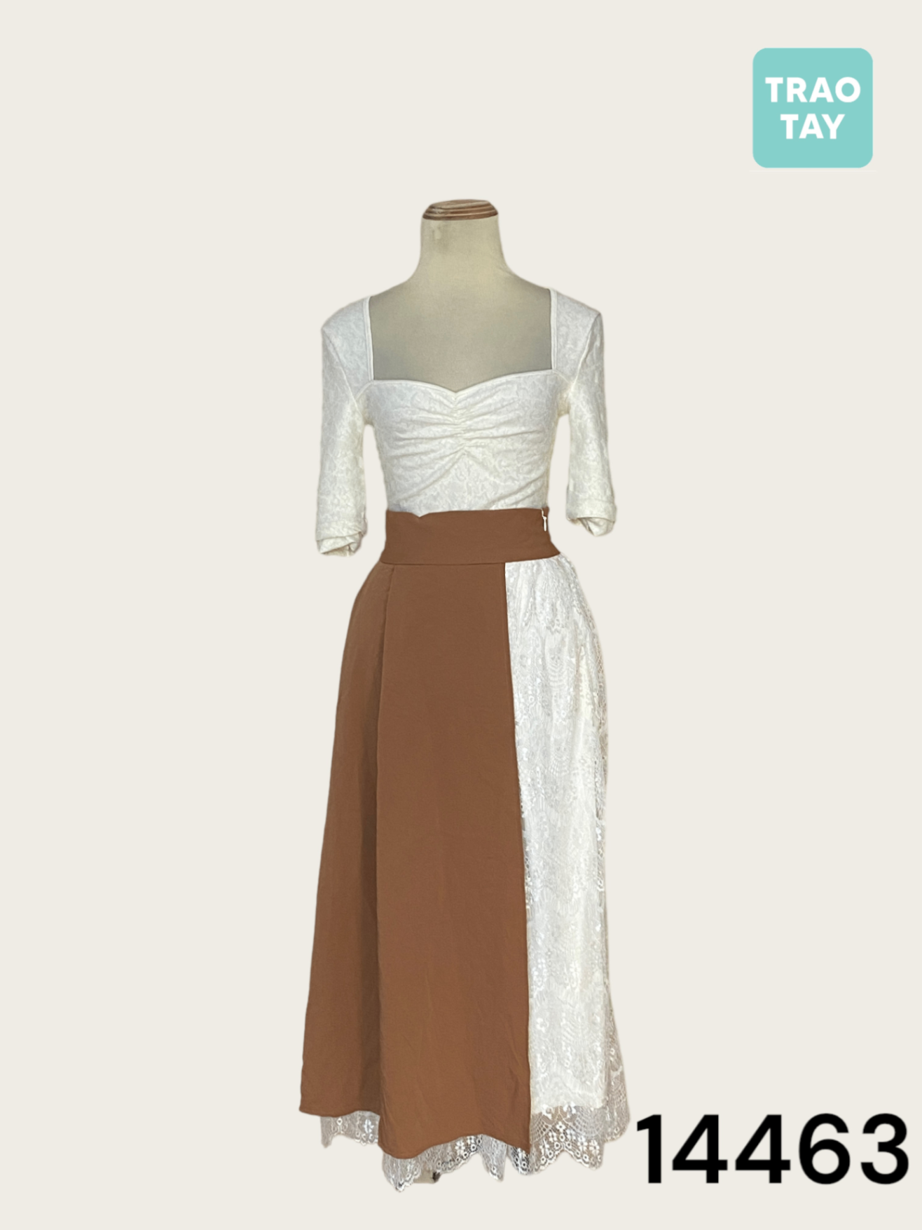 Hit item] váy maxi 2 dây trắng bèo phối ren bi Mới 100%, giá: 240.000đ,  gọi: 0908088166, Quận 8 - Hồ Chí Minh, id-59821100