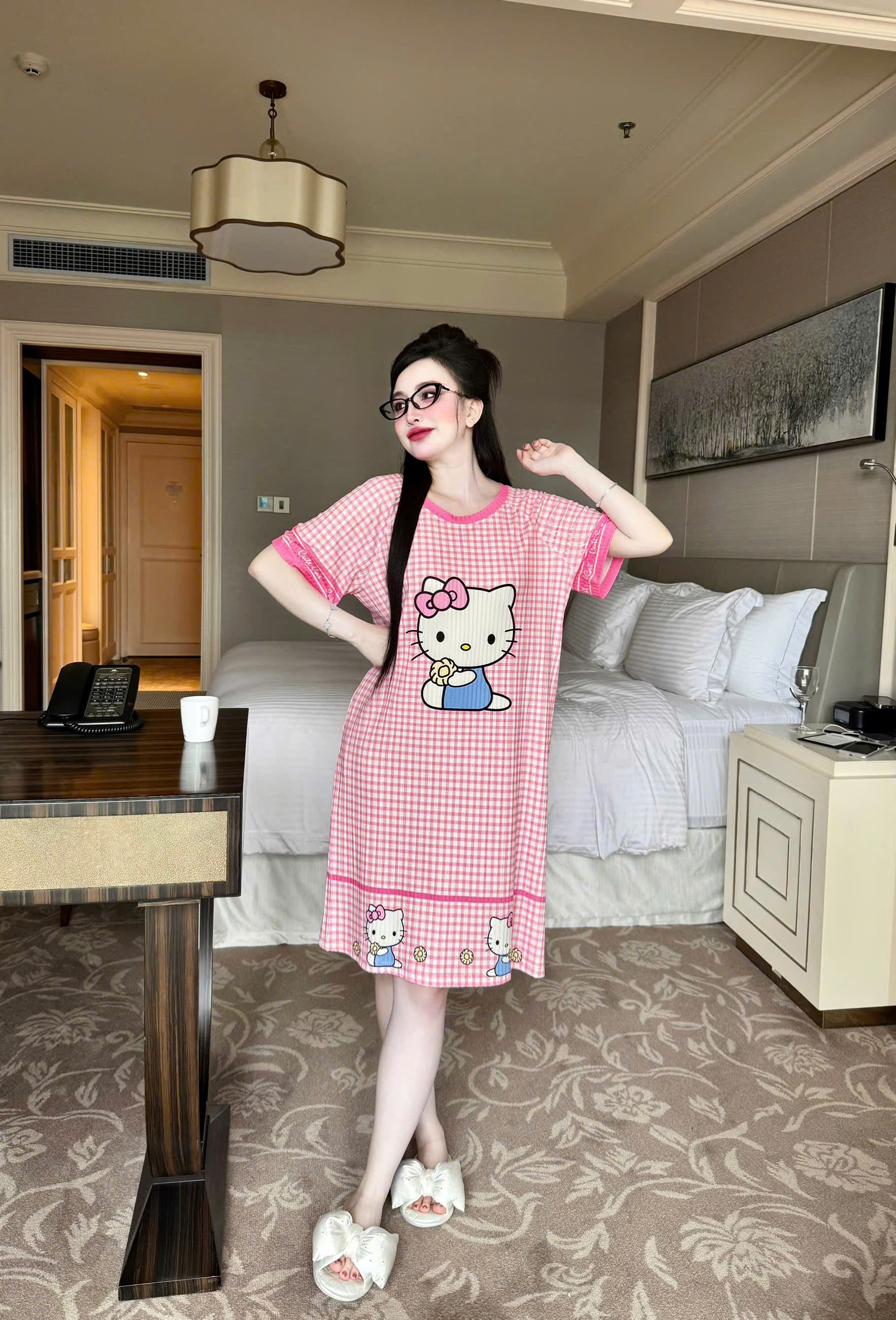 S1152 ĐẦM THUN ĐŨA CỔ TRÒN - 60KG -M