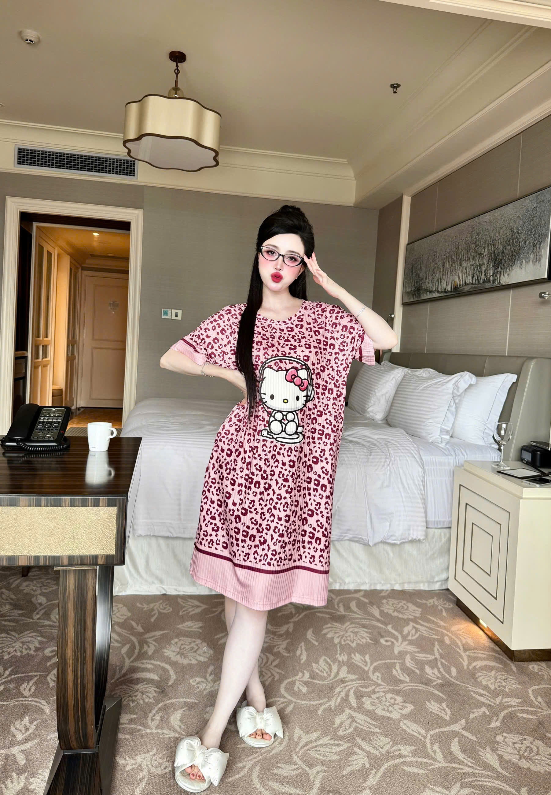 S1152 ĐẦM THUN ĐŨA CỔ TRÒN - 60KG -M
