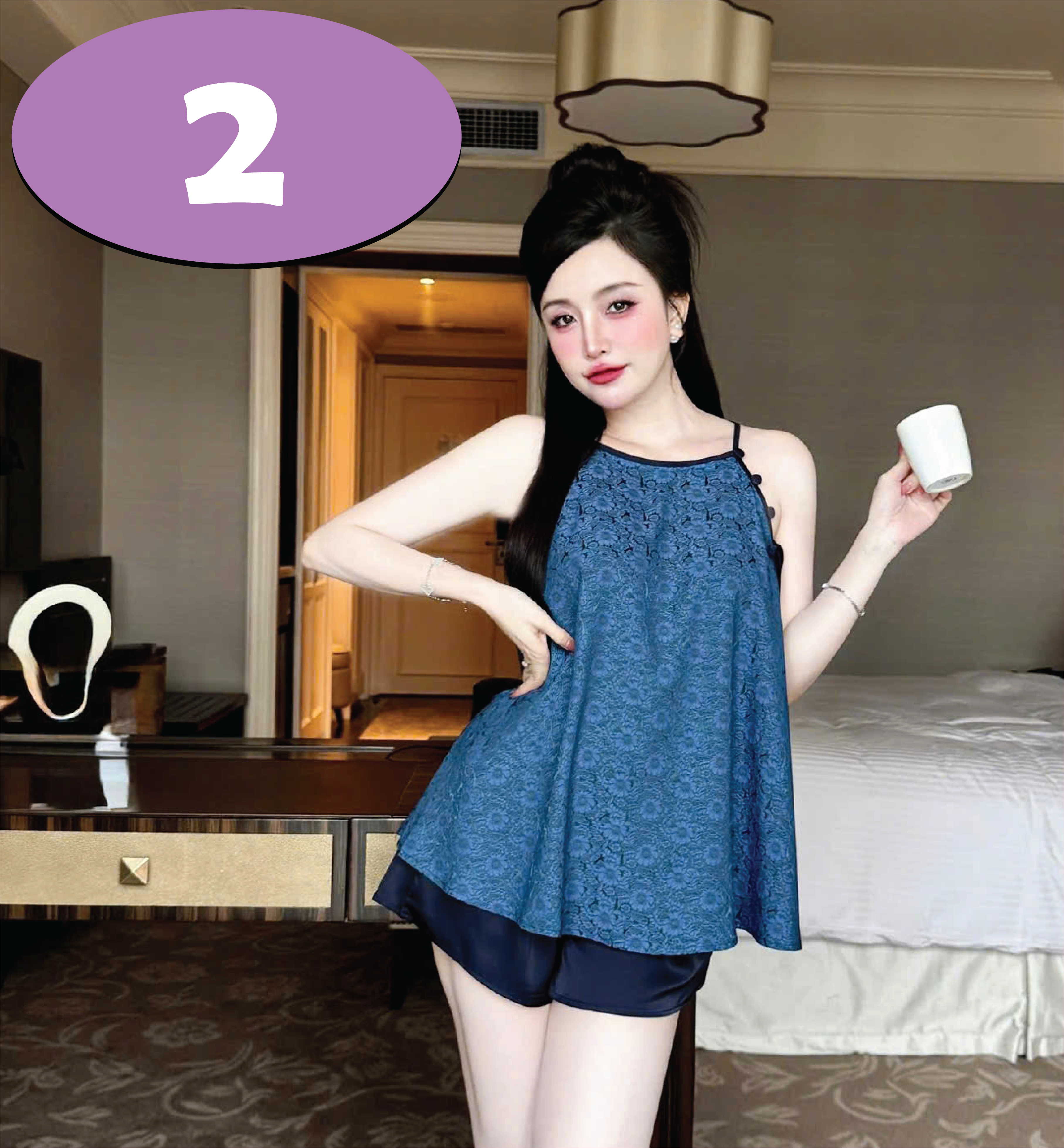 S1251 ĐỒ BỘ ĐÙI YẾM -70KG -XL