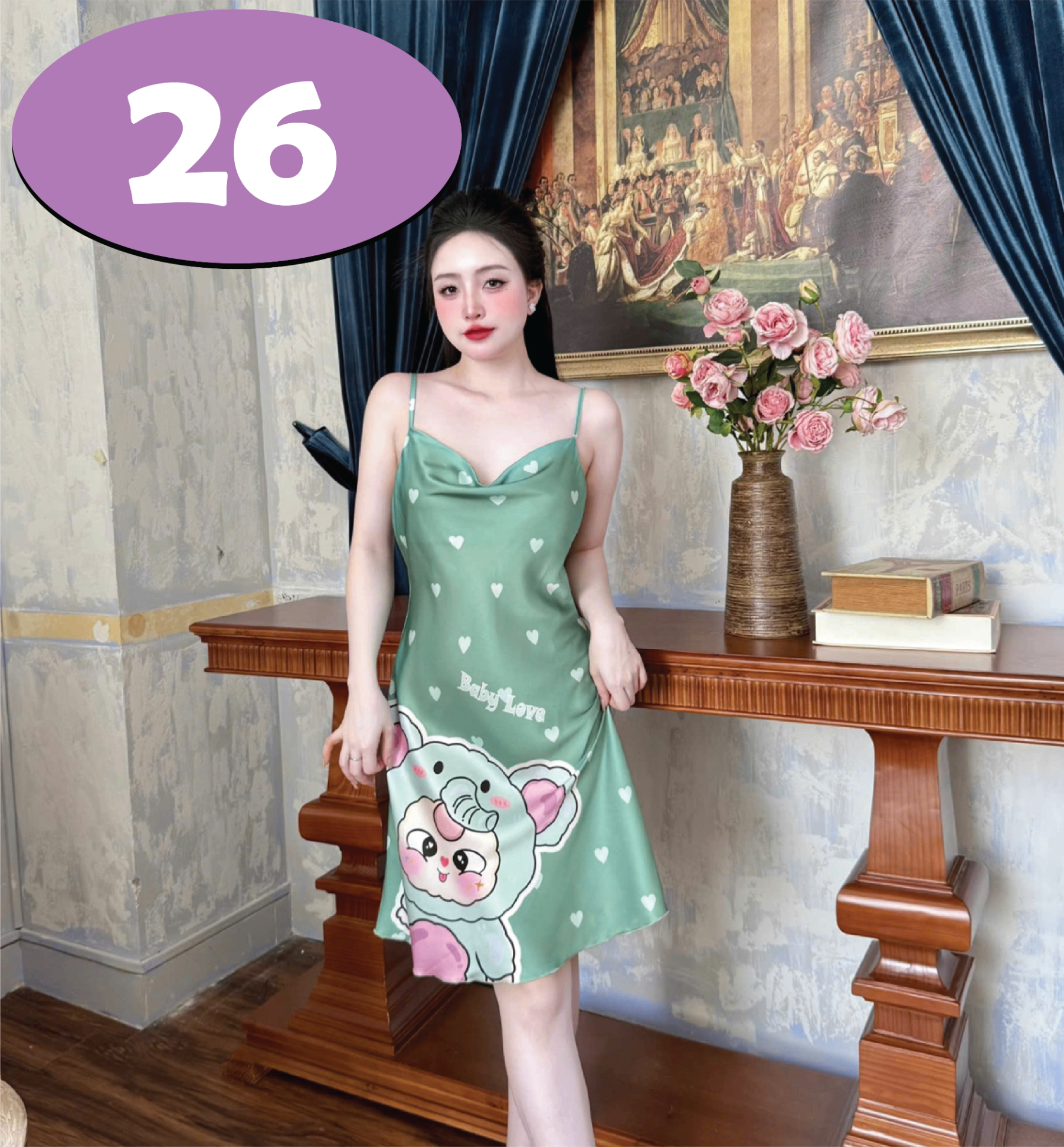 S1296 ĐẦM LATIN CỔ ĐỔ 60KG