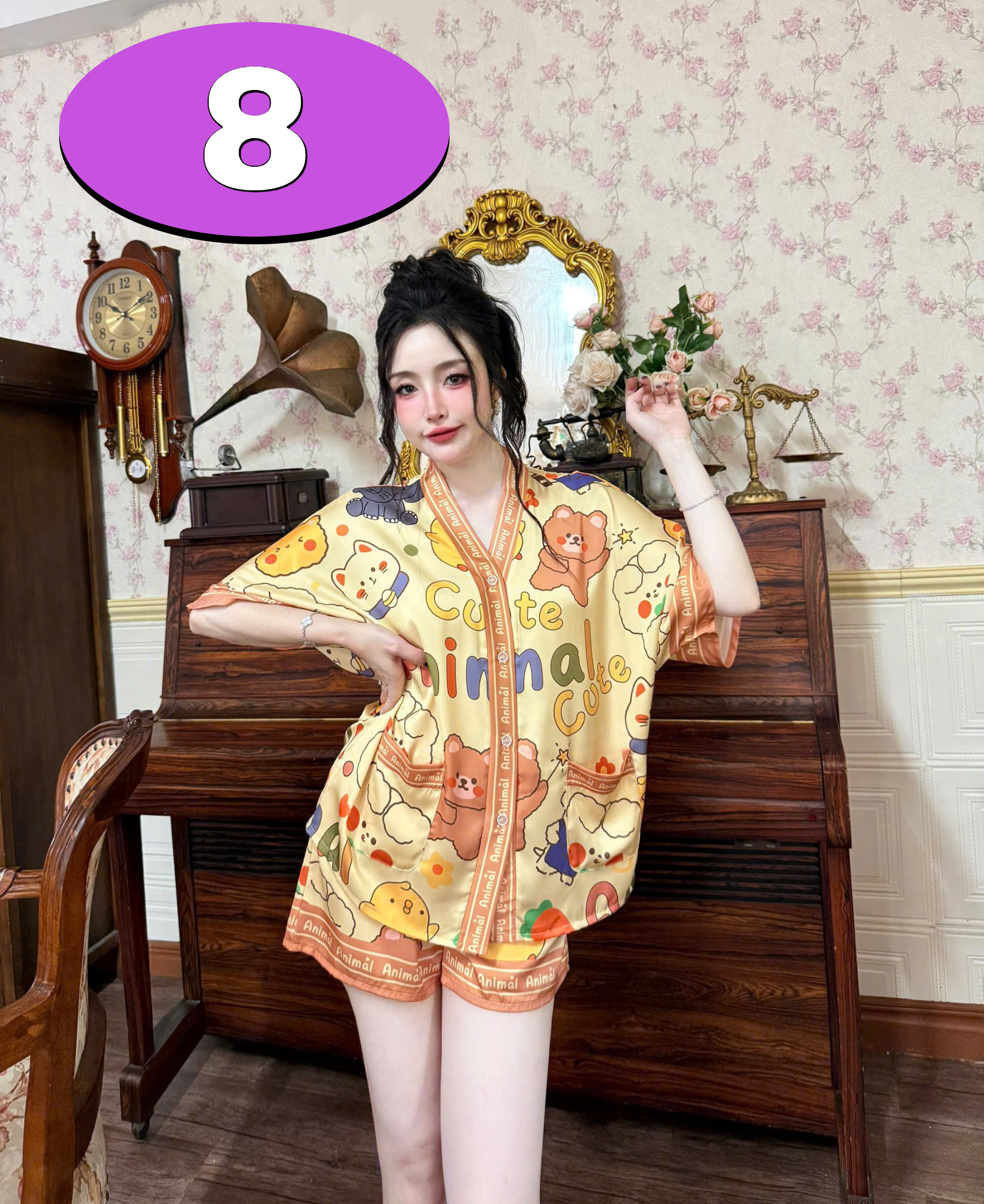 S1316 ĐỒ BỘ CÁNH DƠI QUẦN ĐÙI - 58-70KG - XL