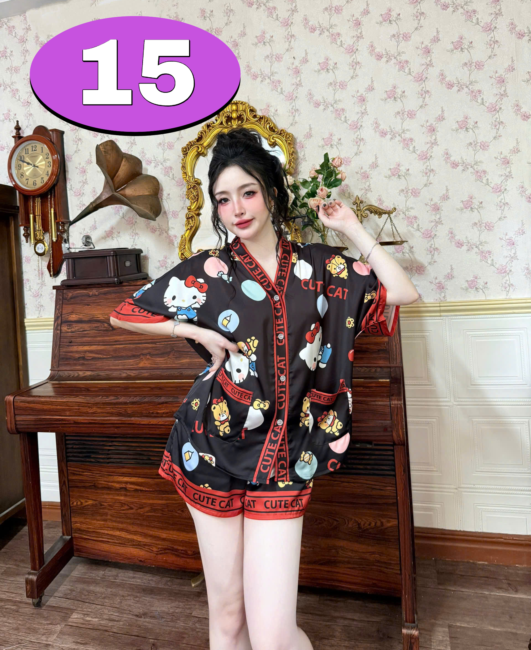 S1316 ĐỒ BỘ CÁNH DƠI QUẦN ĐÙI - 58-70KG - XL