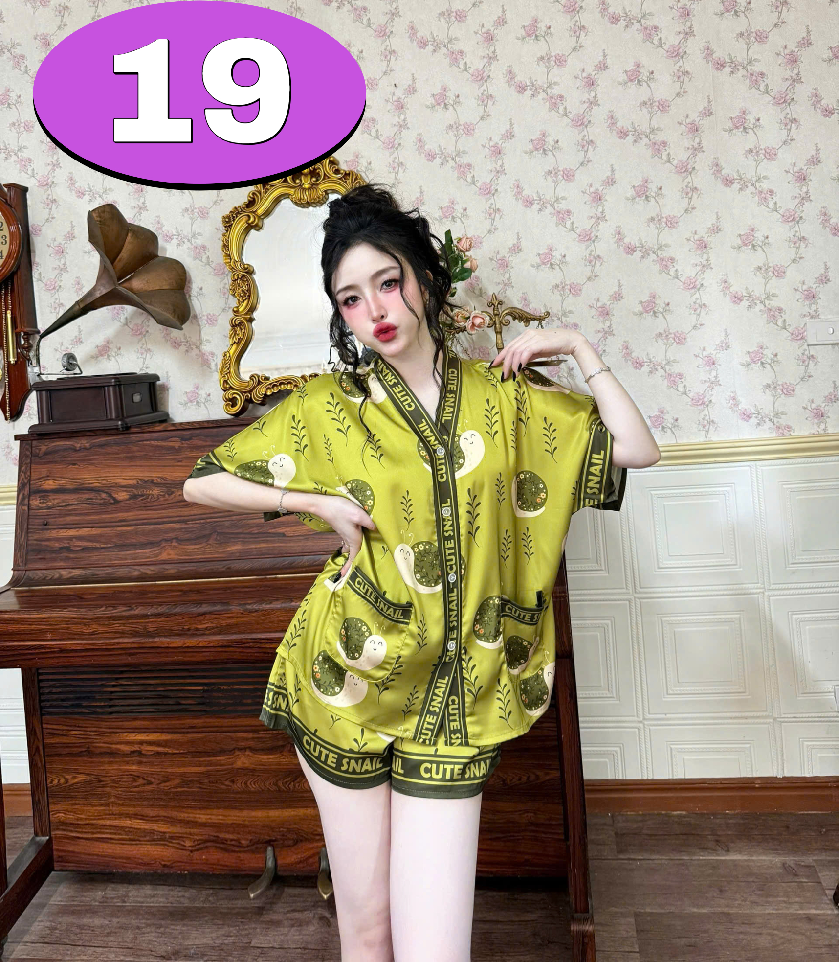 S1316 ĐỒ BỘ CÁNH DƠI QUẦN ĐÙI - 58-70KG - XL