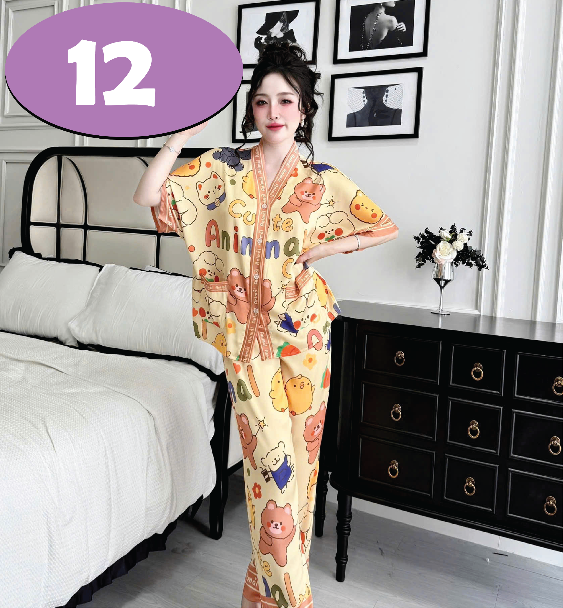 S1317 ĐỒ BỘ CÁNH DƠI QUẦN DÀI - 58-70KG - XL