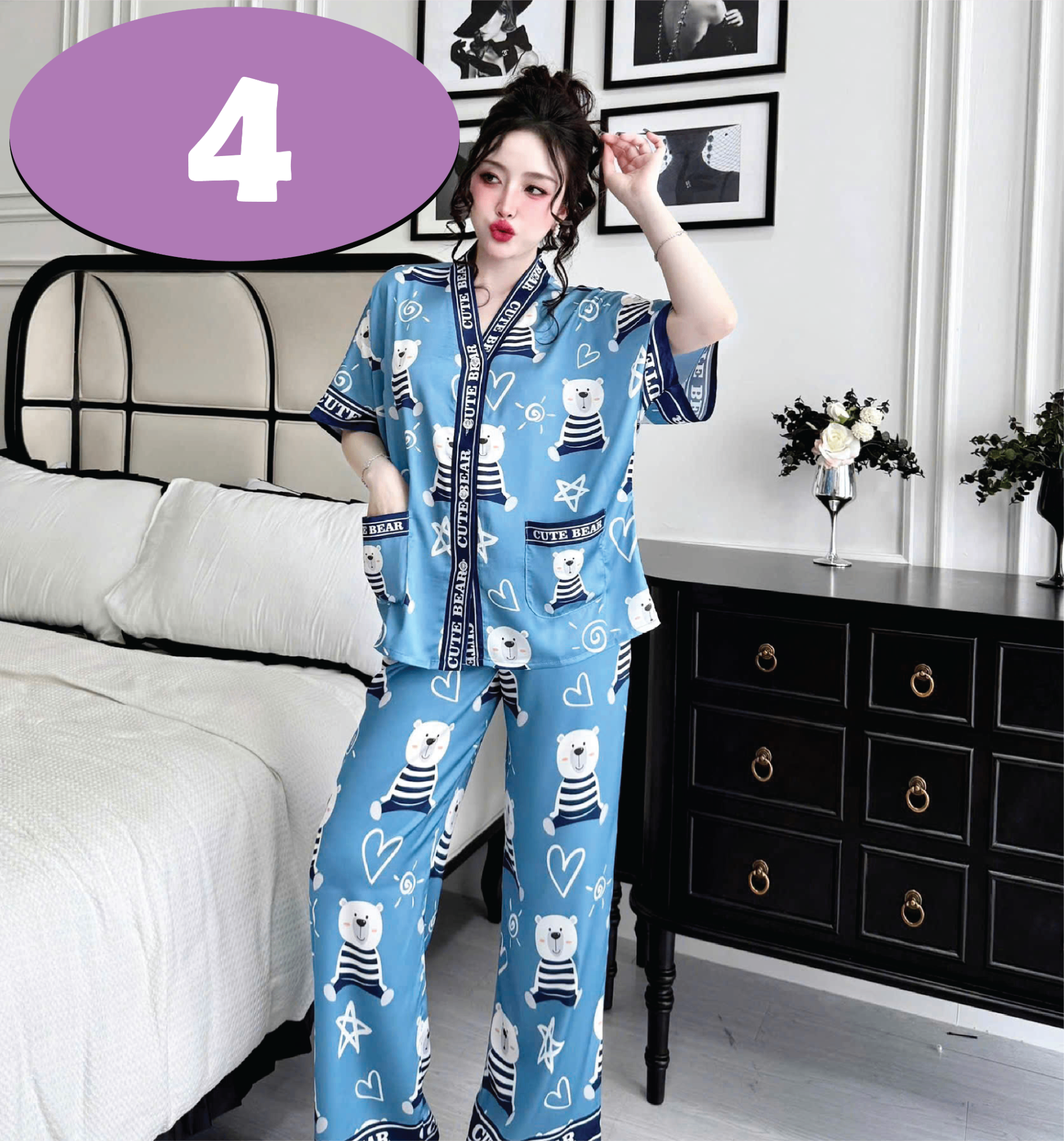 S1317 ĐỒ BỘ CÁNH DƠI QUẦN DÀI - 58-70KG - XL