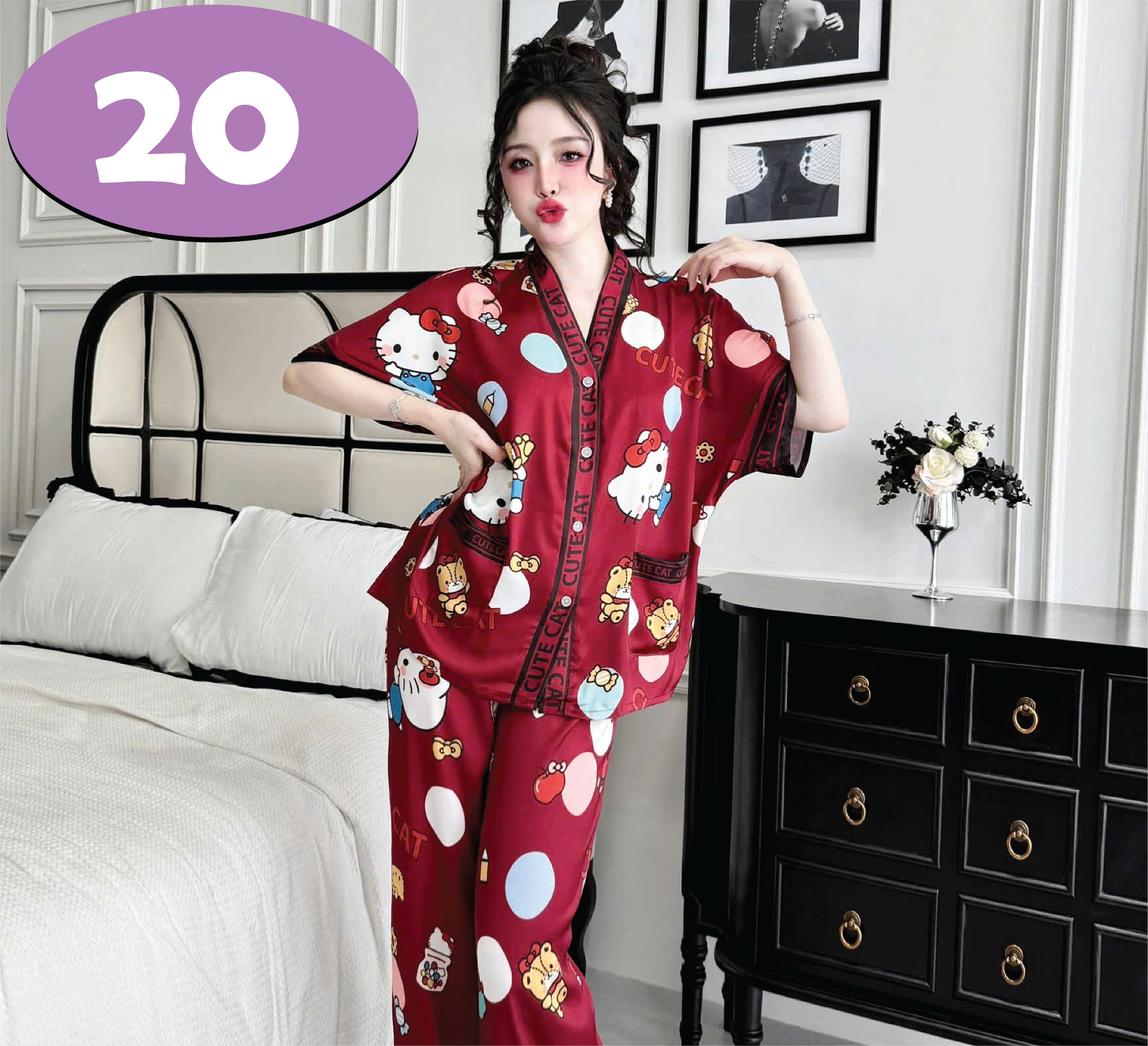 S1317 ĐỒ BỘ CÁNH DƠI QUẦN DÀI - 60KG - M