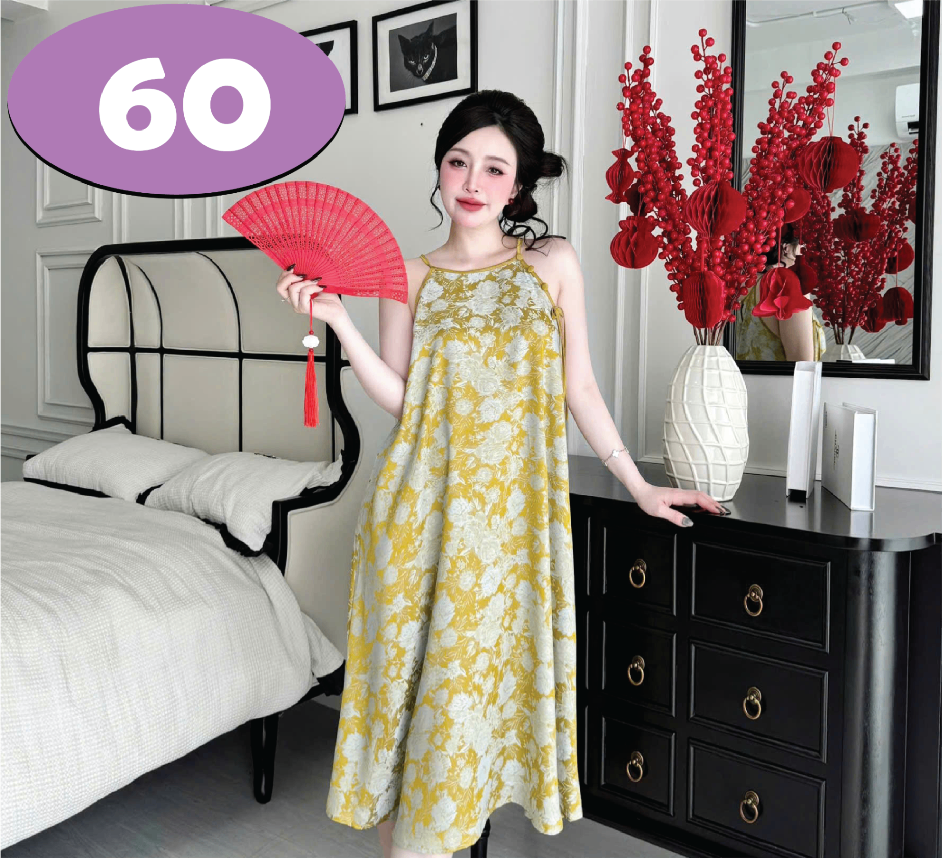 S1324 ĐẦM YẾM DÀI -60KG -M