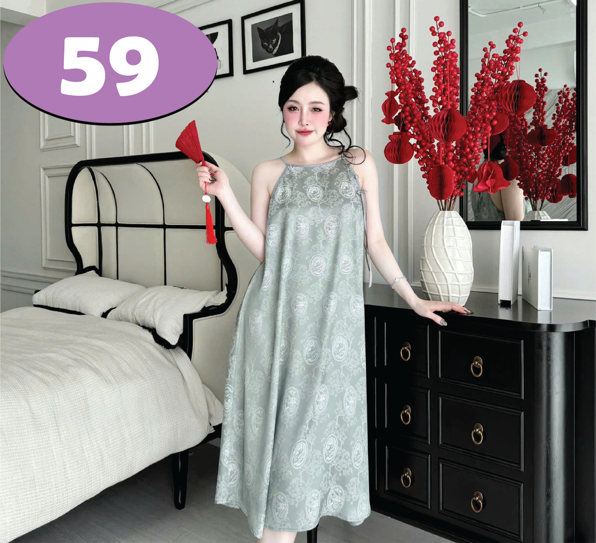 S1324 ĐẦM YẾM DÀI -60KG -M