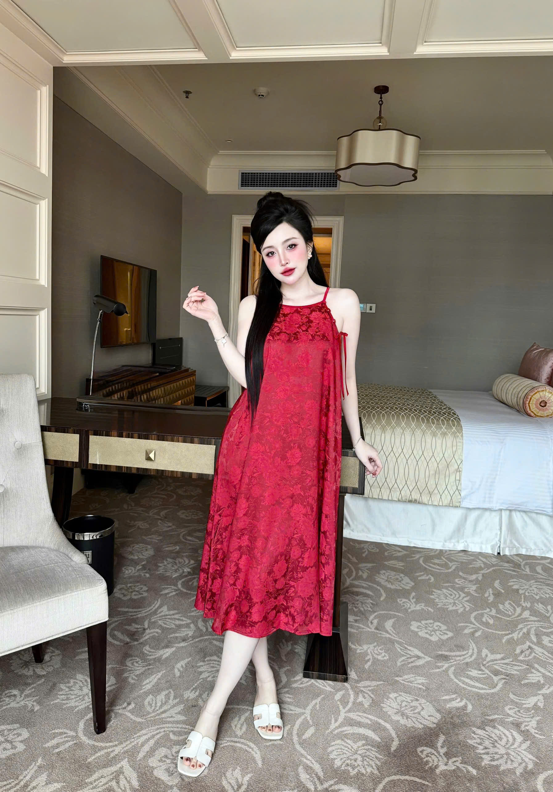 S1324 ĐẦM YẾM DÀI -70KG -XL