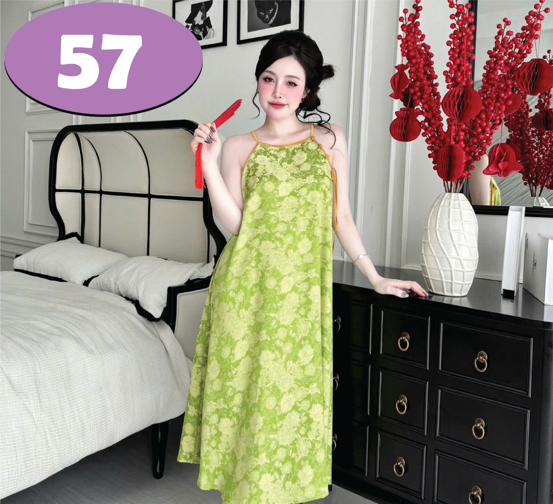 S1324 ĐẦM YẾM DÀI -70KG -XL