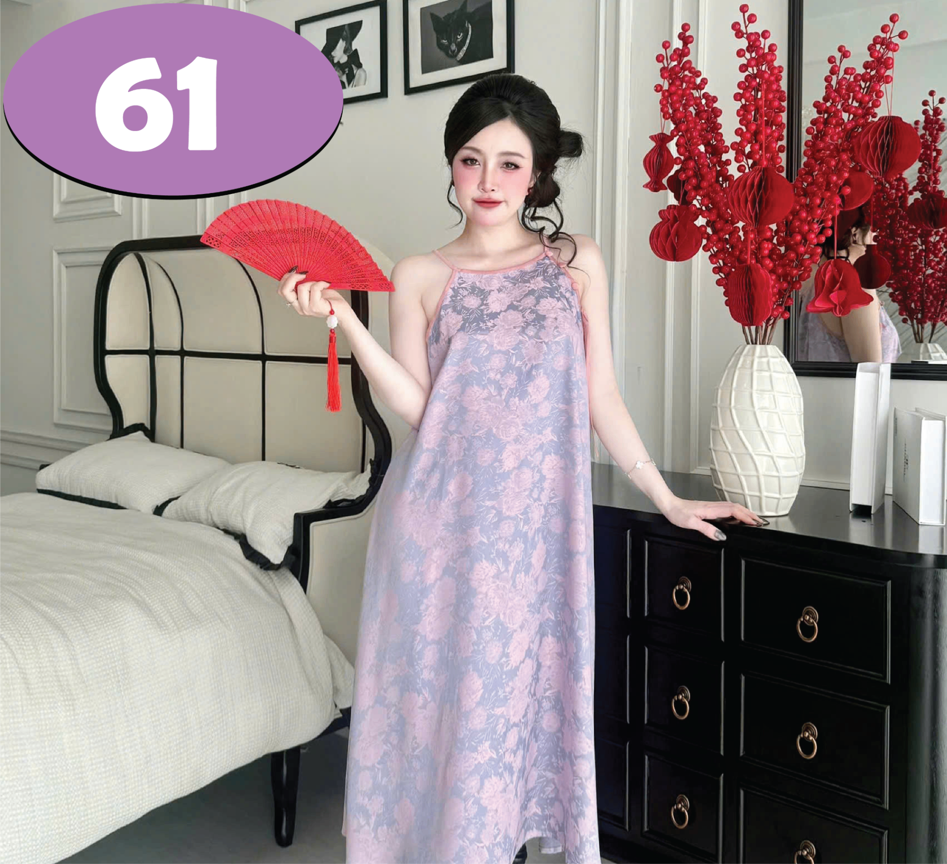 S1324 ĐẦM YẾM DÀI -70KG -XL