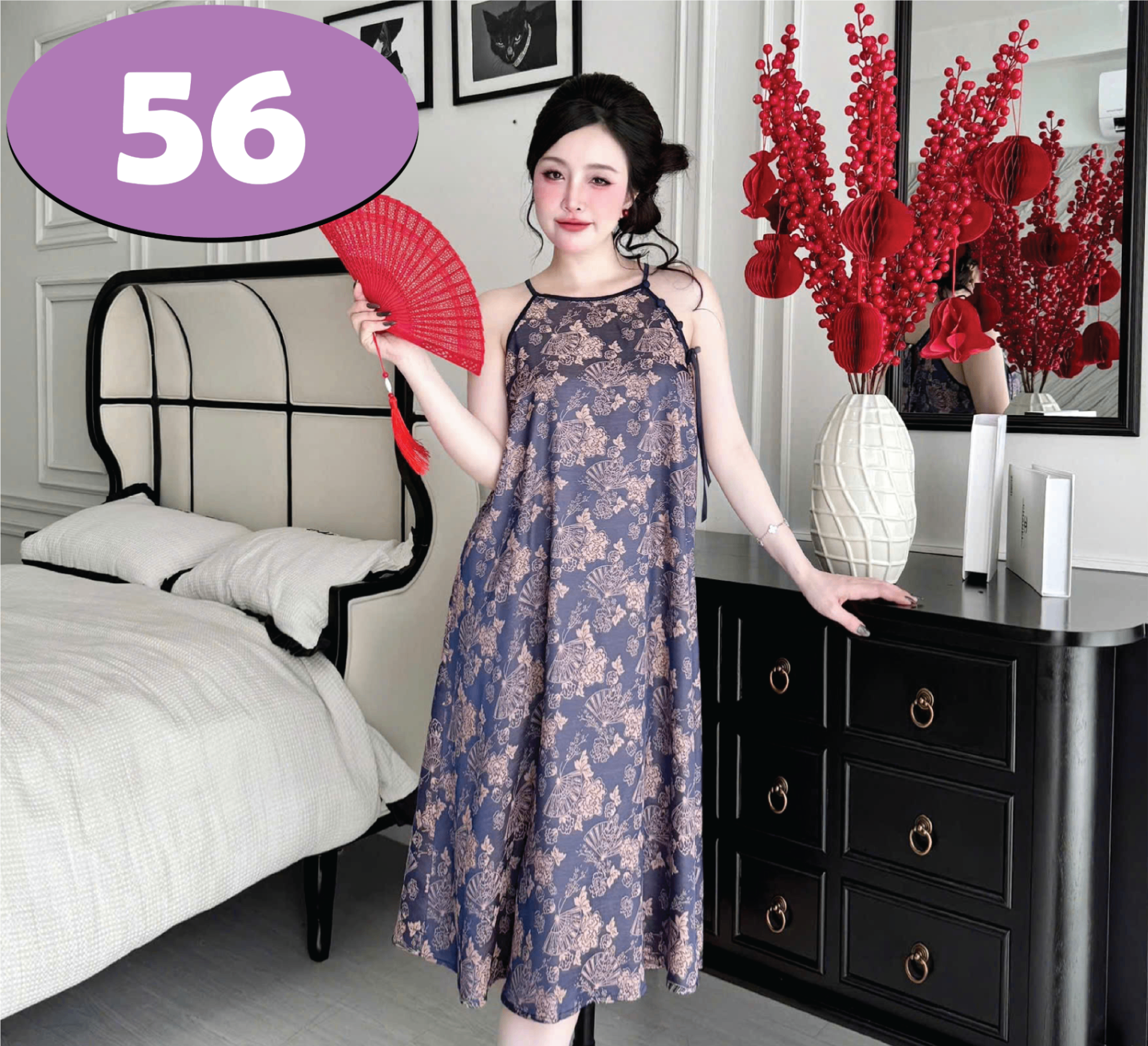 S1324 ĐẦM YẾM DÀI -70KG -XL