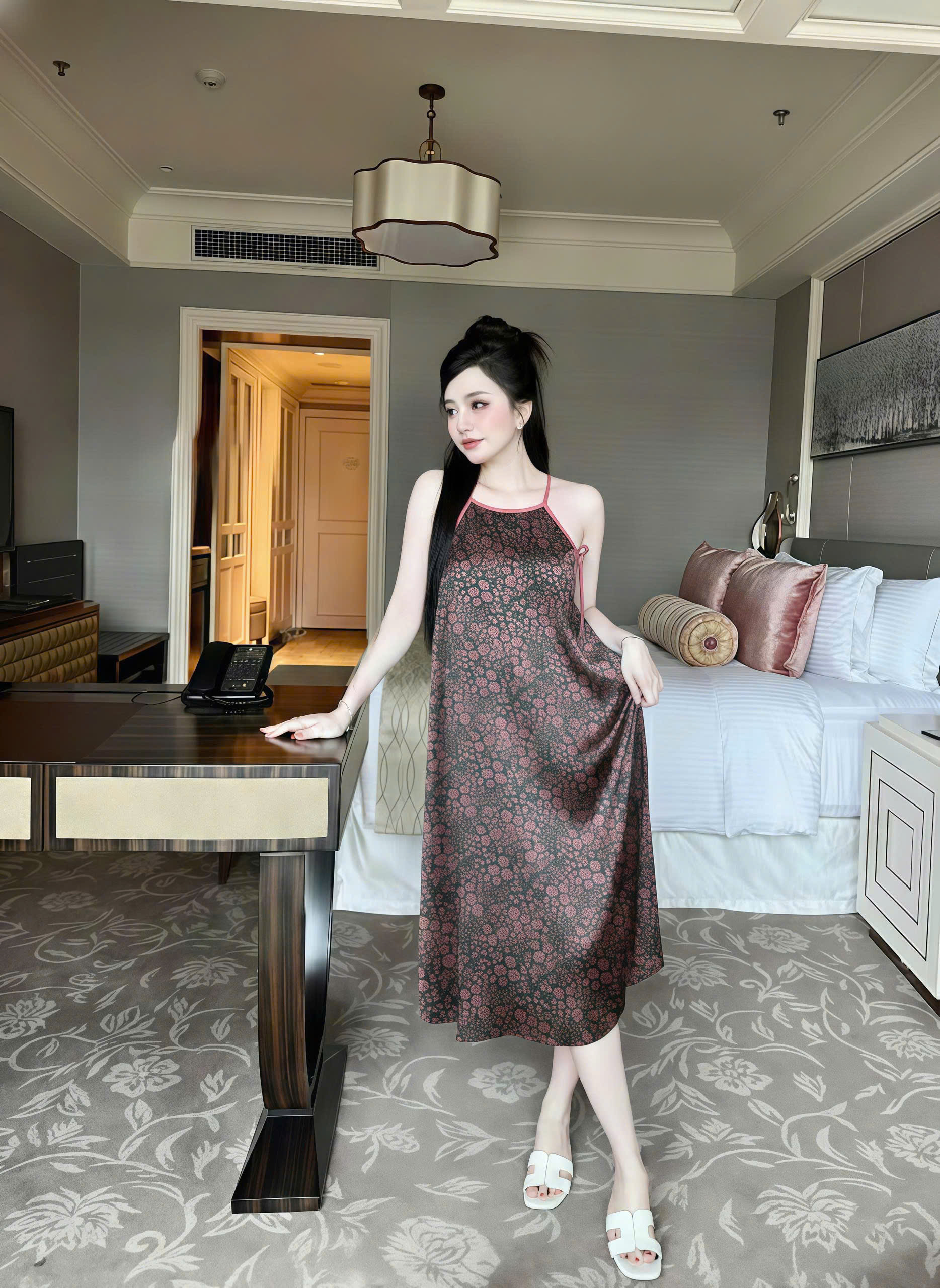 S1324 ĐẦM YẾM DÀI -70KG -XL