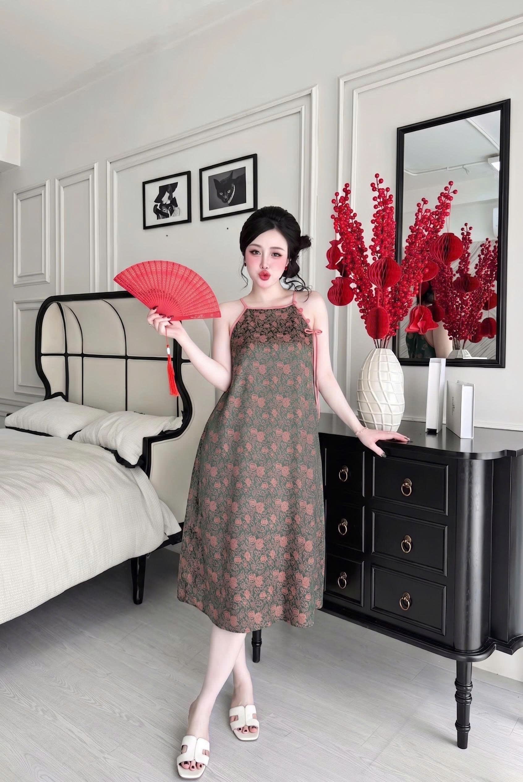 S1324 ĐẦM YẾM DÀI -70KG -XL