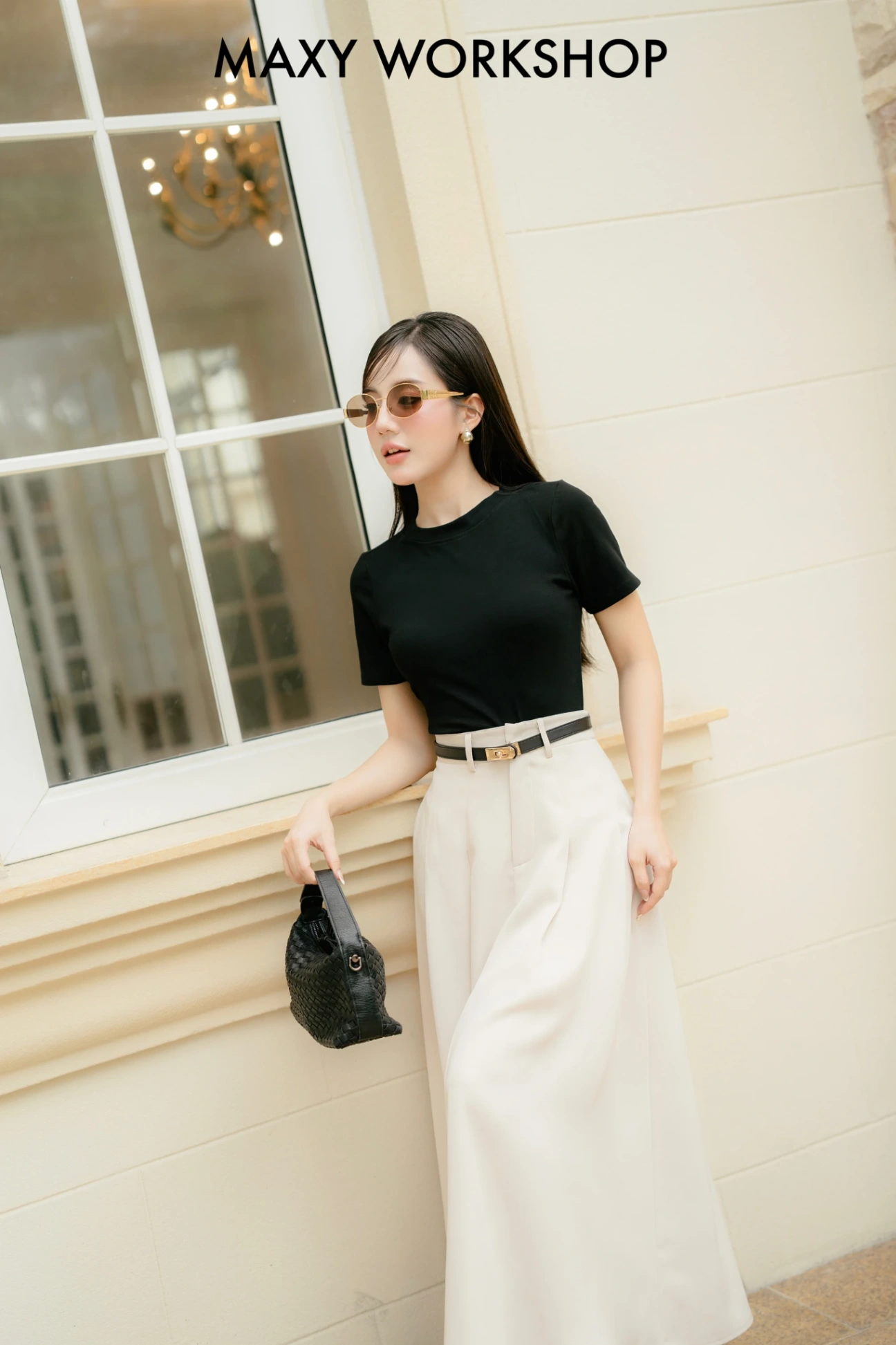 LONG PLEATED SKIRT