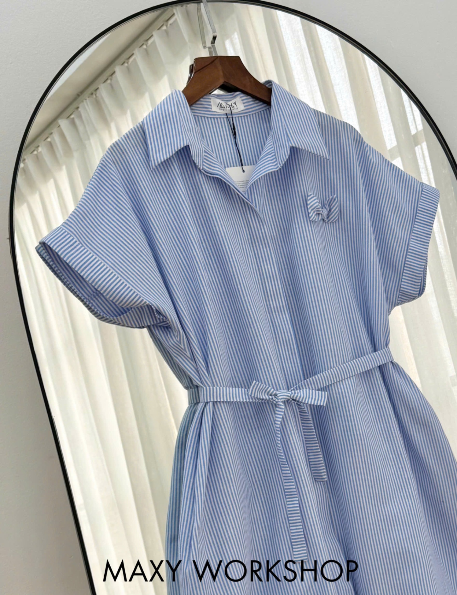 BOWTIE SHIRT DRESS