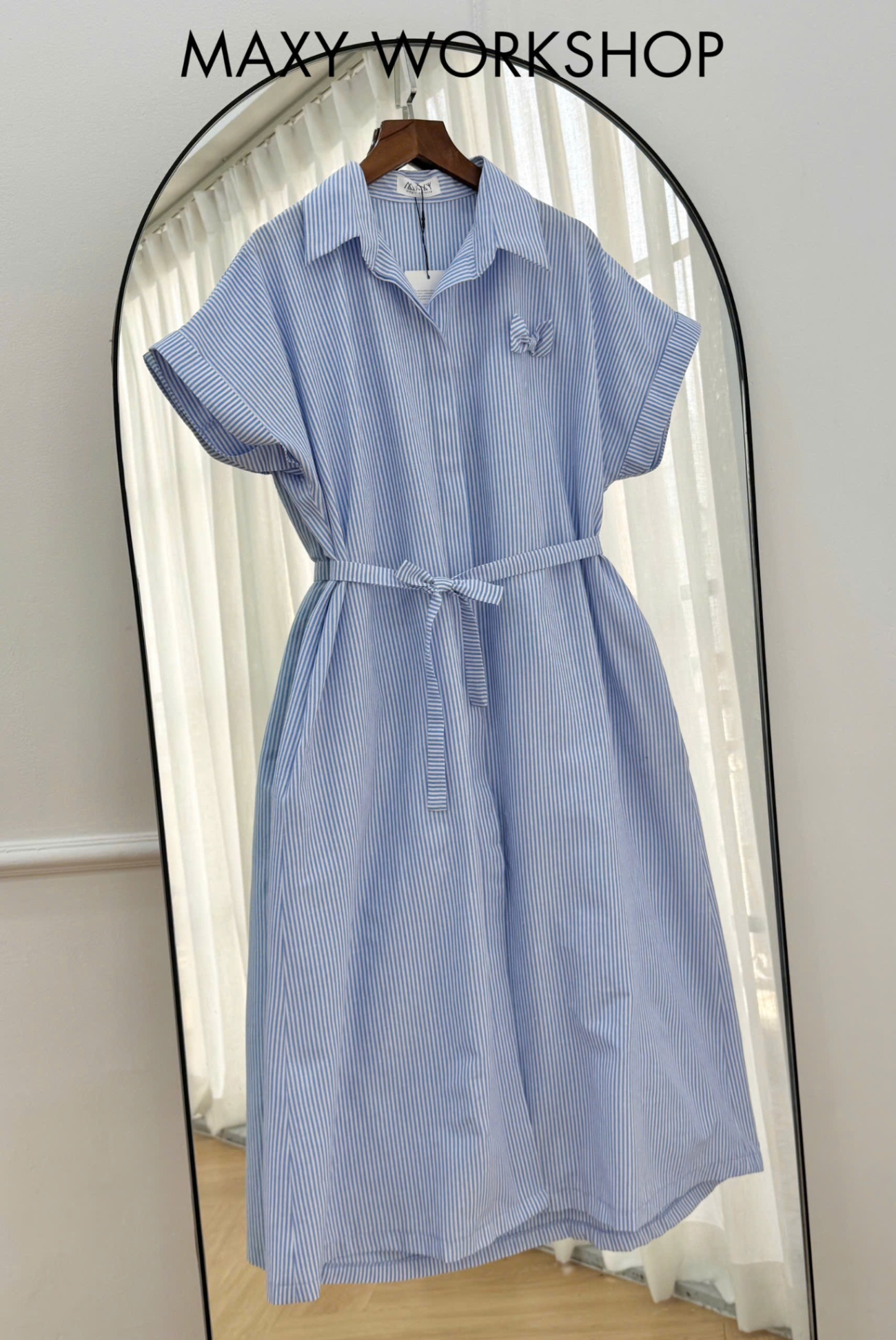 BOWTIE SHIRT DRESS