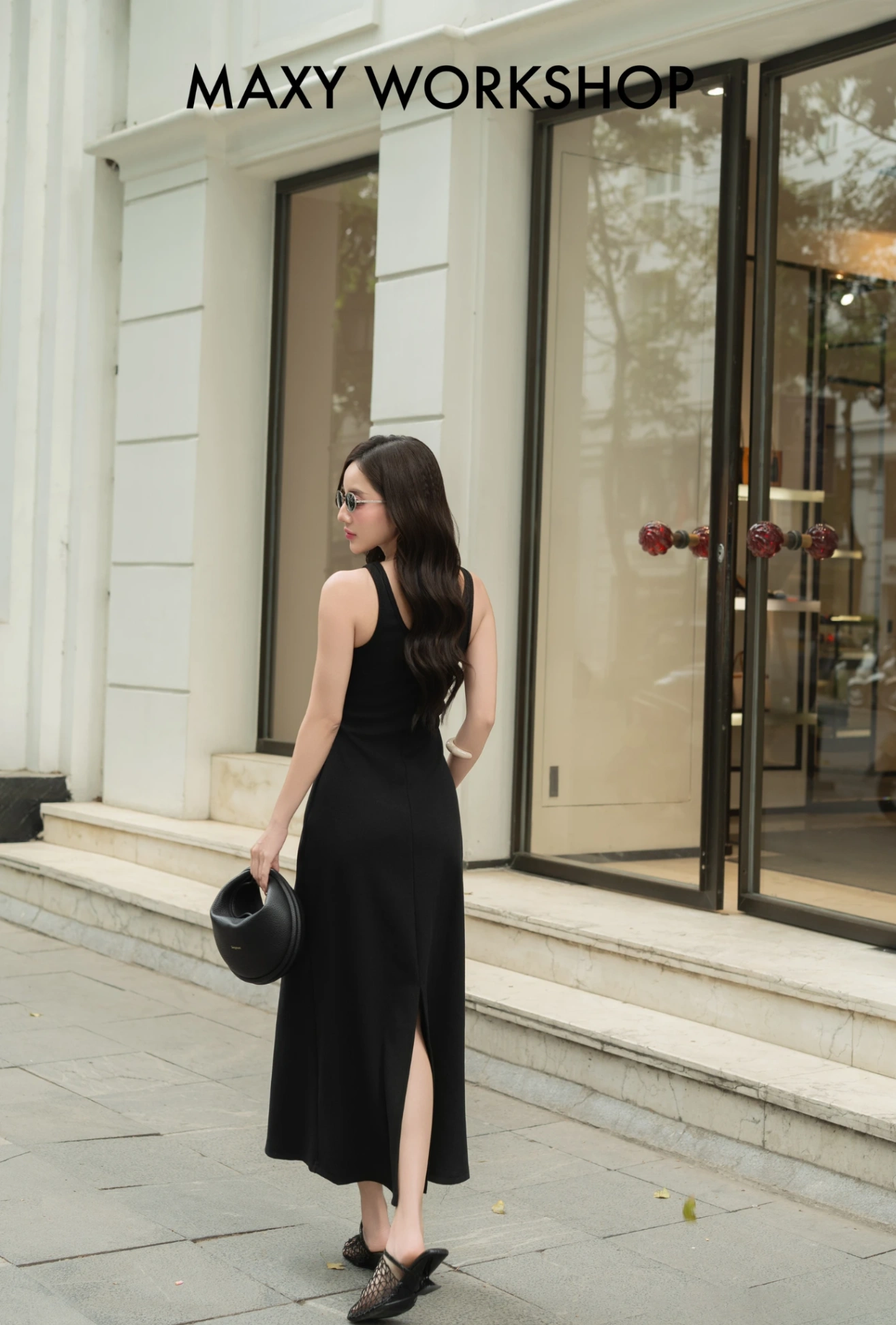 BACK SLIT DRESS