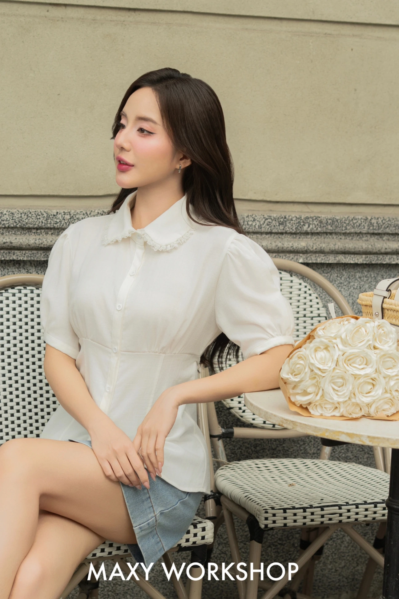 BACK TIE SHIRT