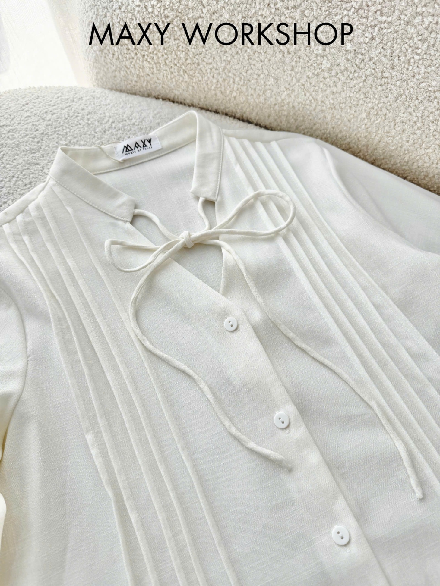 PLEATED SHIRT