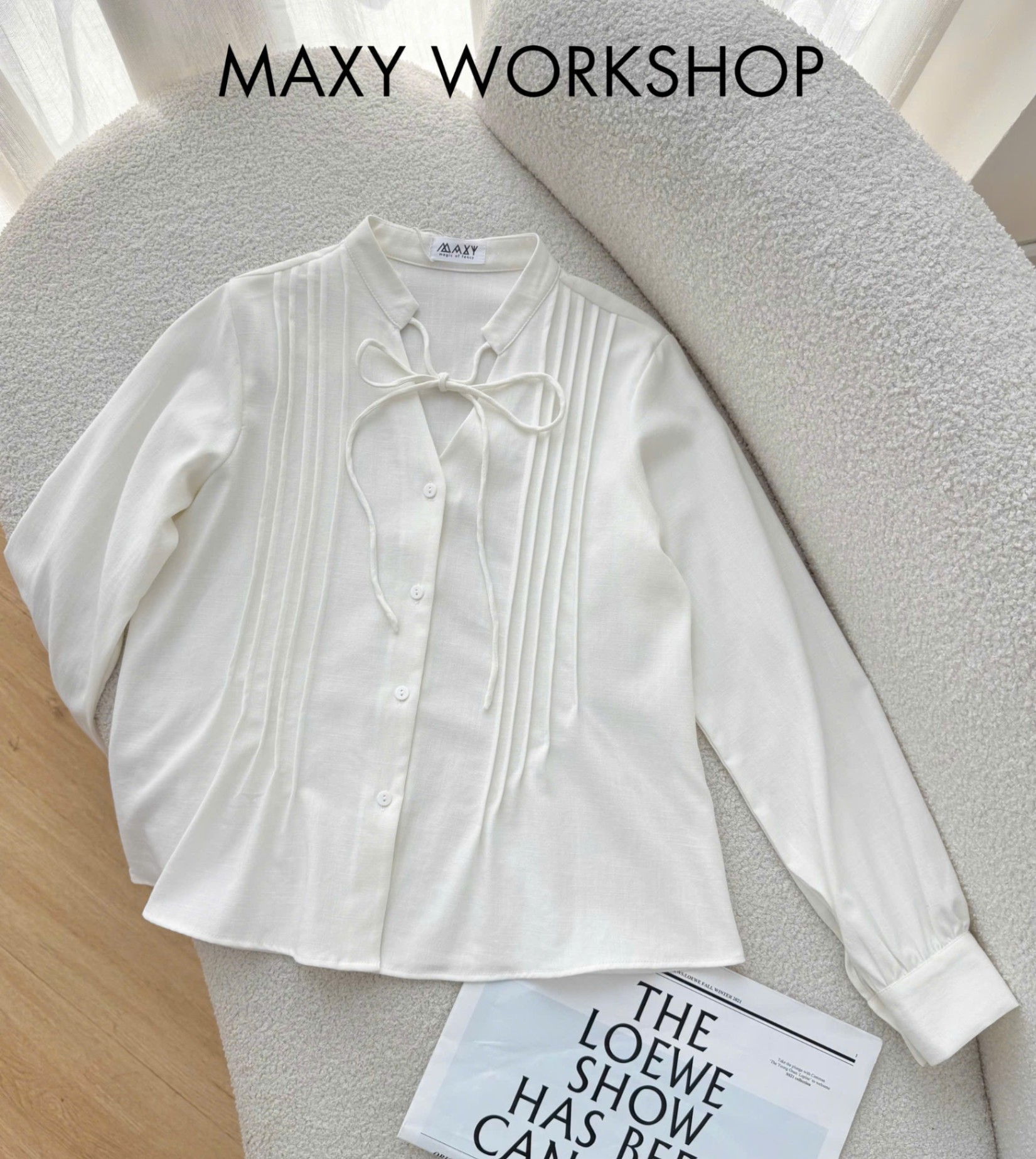 PLEATED SHIRT