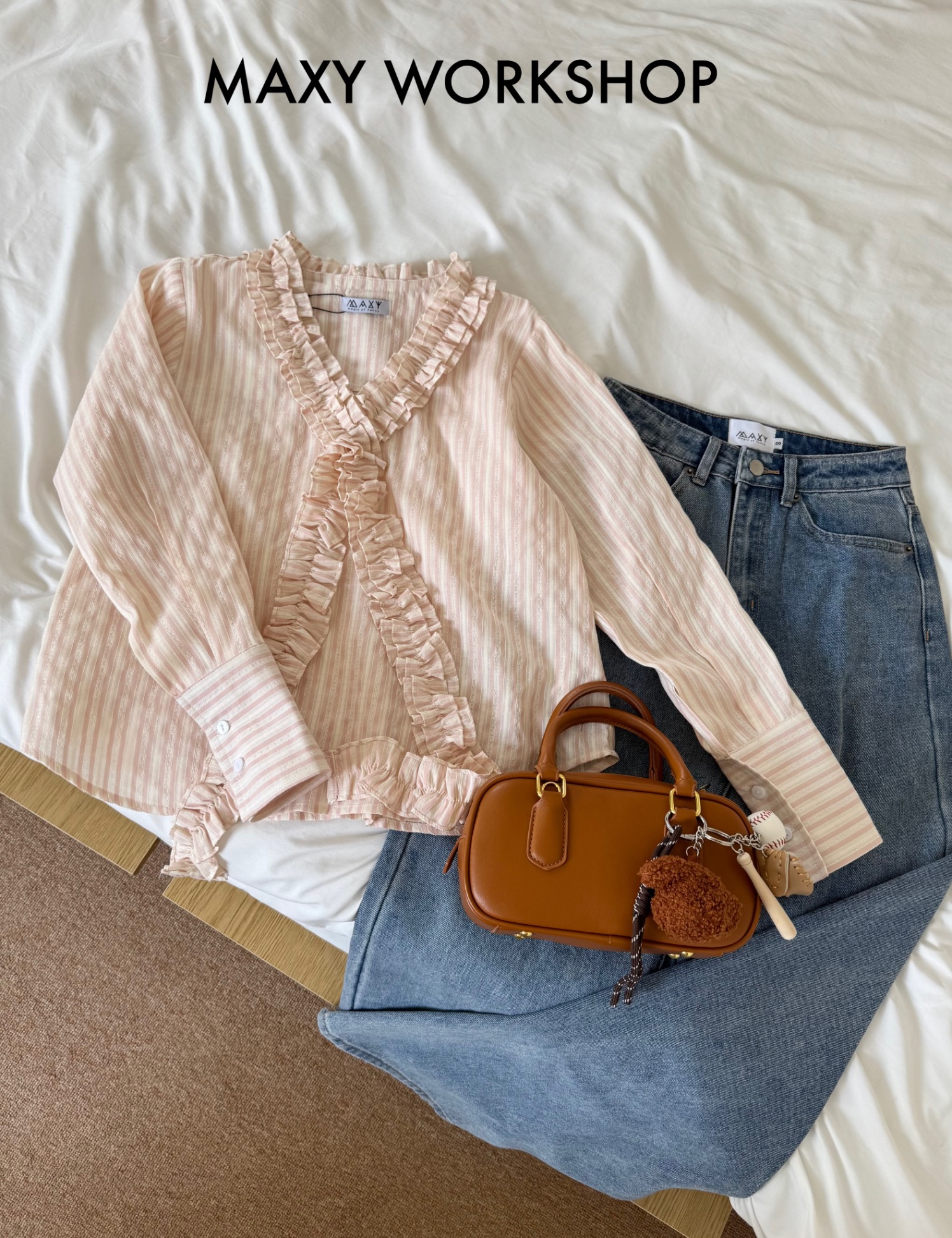 Áo Sơ mi RUFFLE TIE SHIRT