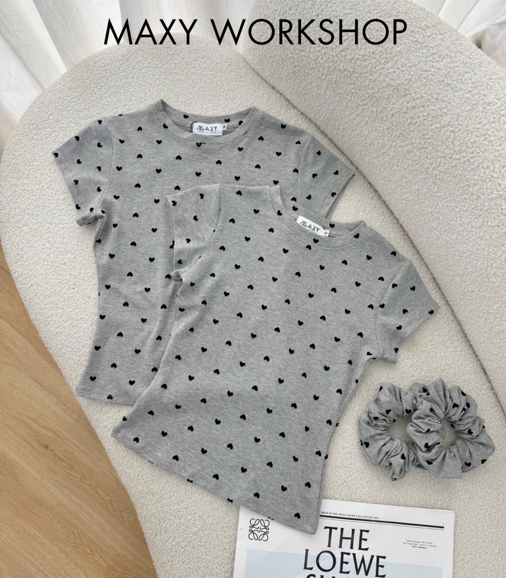 Áo thun HEART SHORT TEE