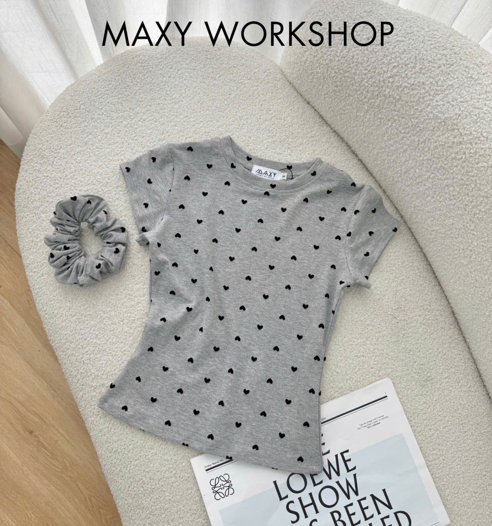 Áo thun HEART SHORT TEE