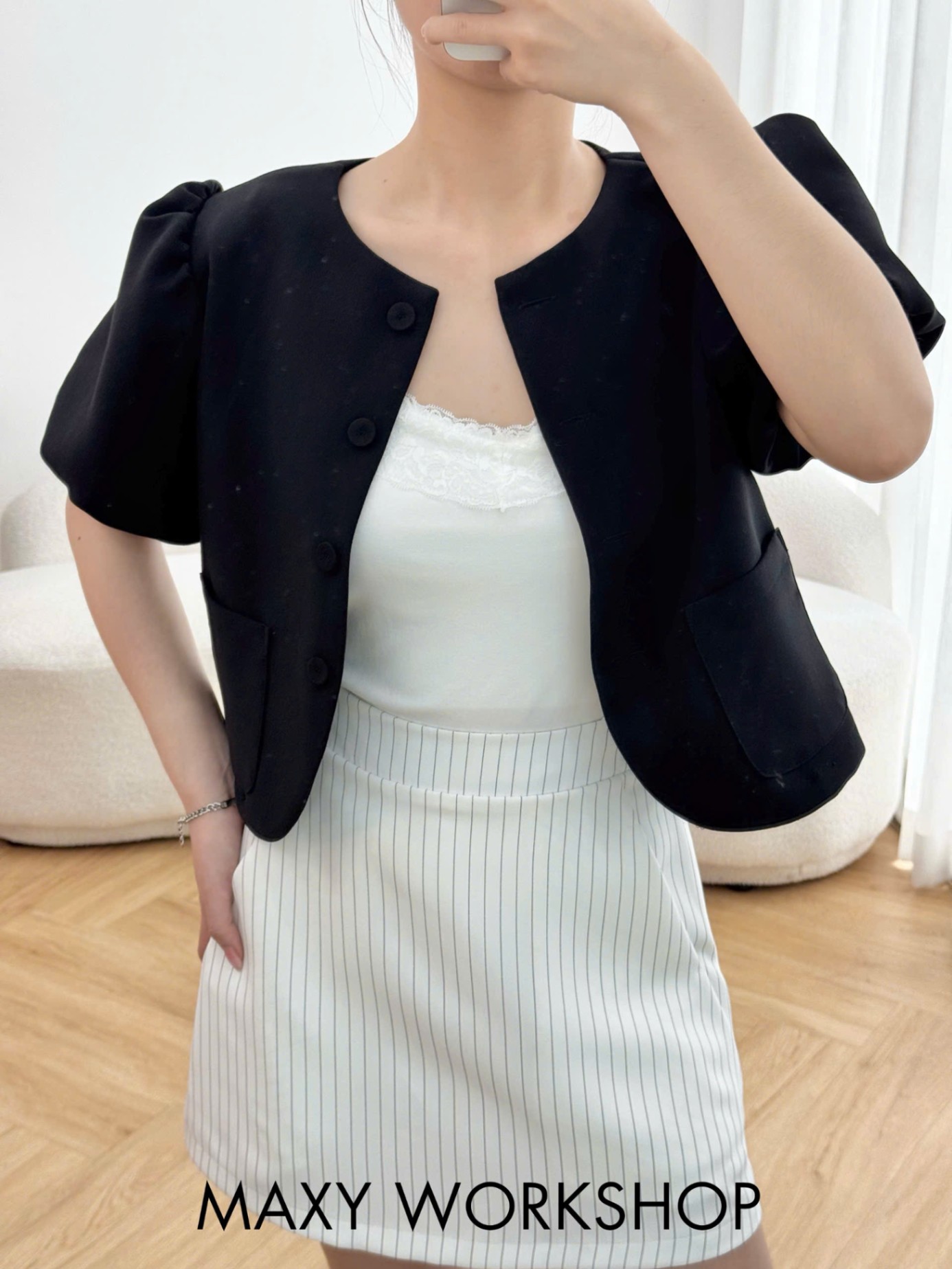 Áo khoác PUFF SLEEVE JACKET