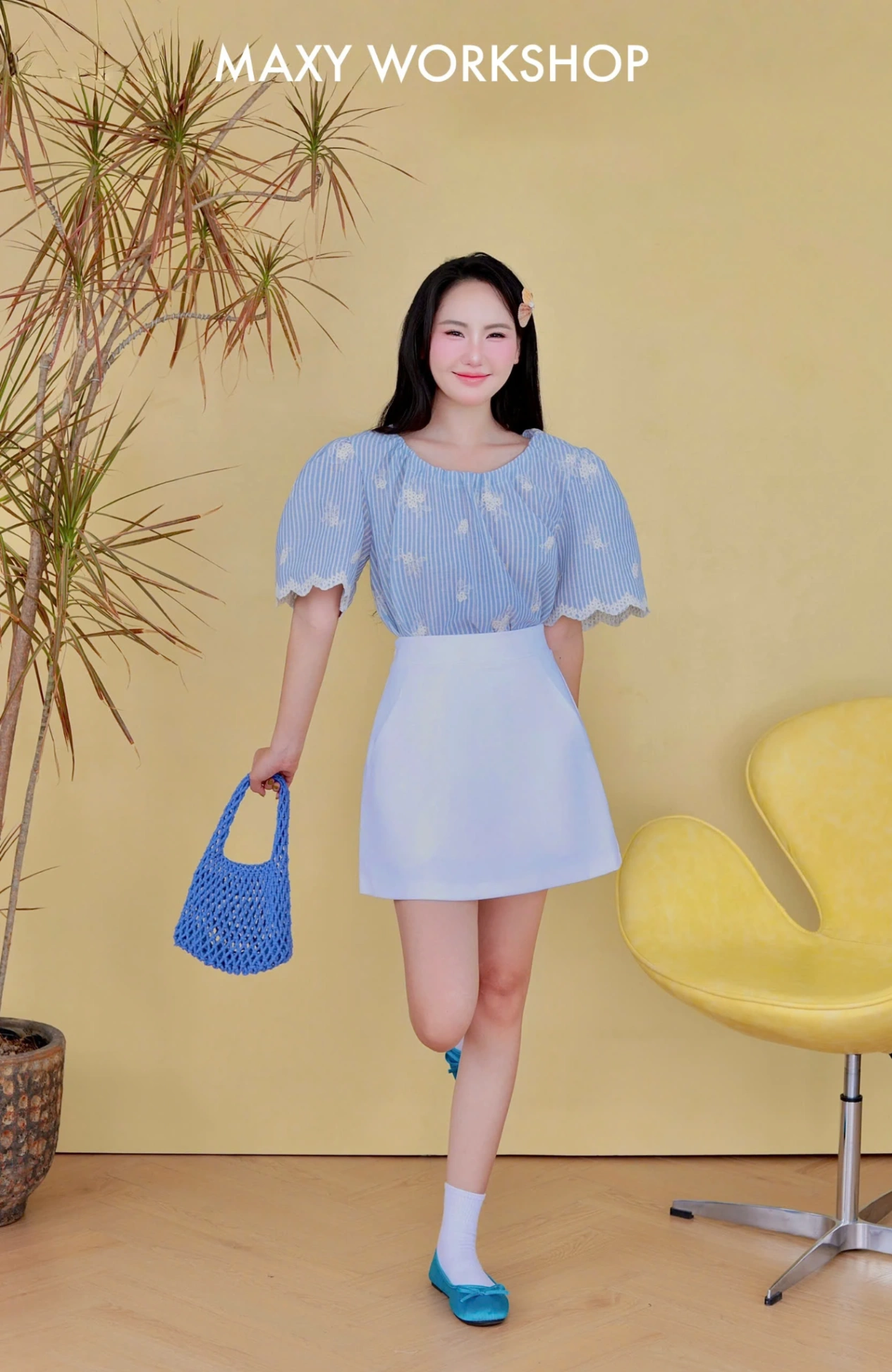 Chân váy ngắn WHITE SKIRT