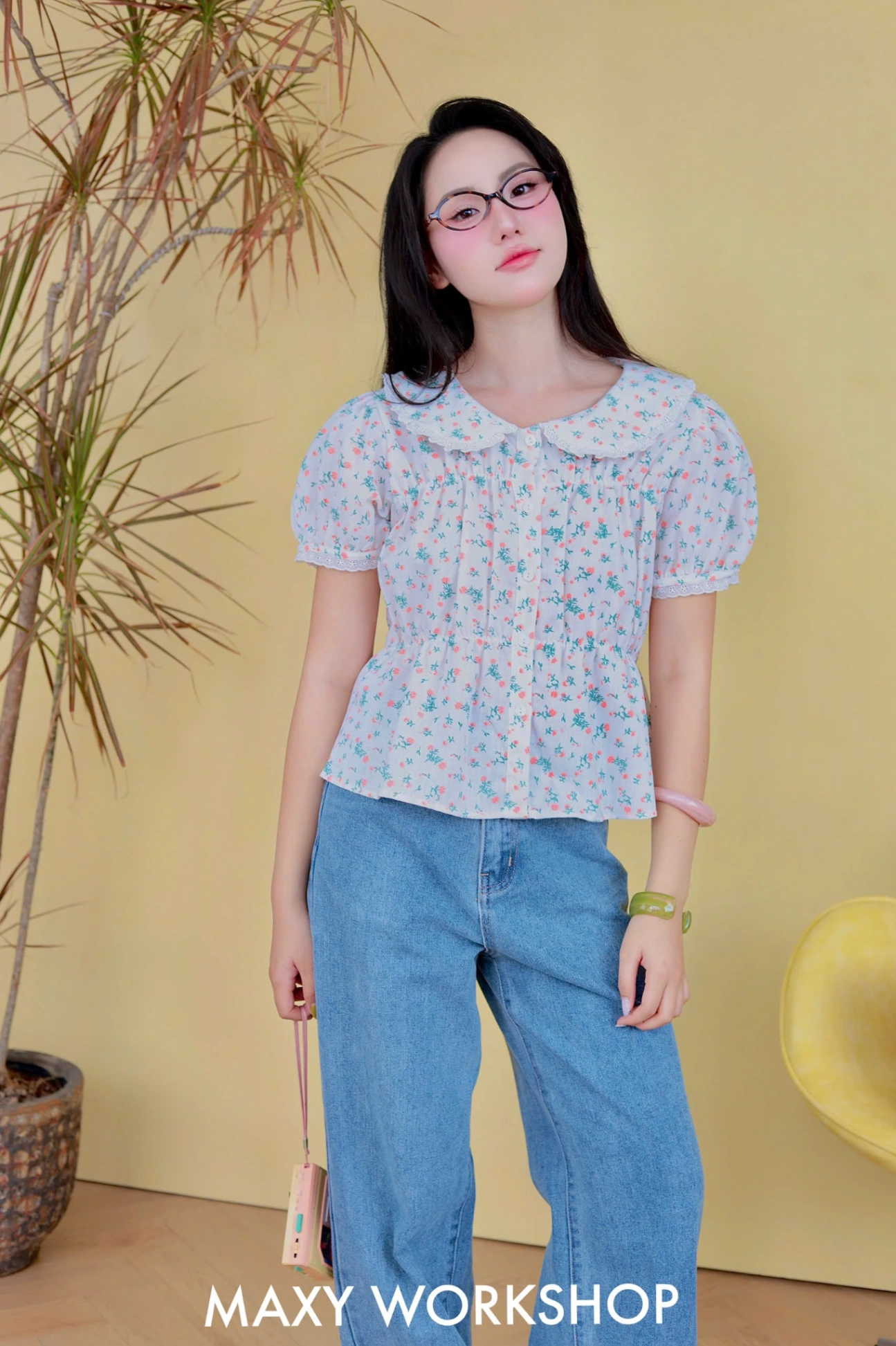 Áo Kiểu FLORAL TOP