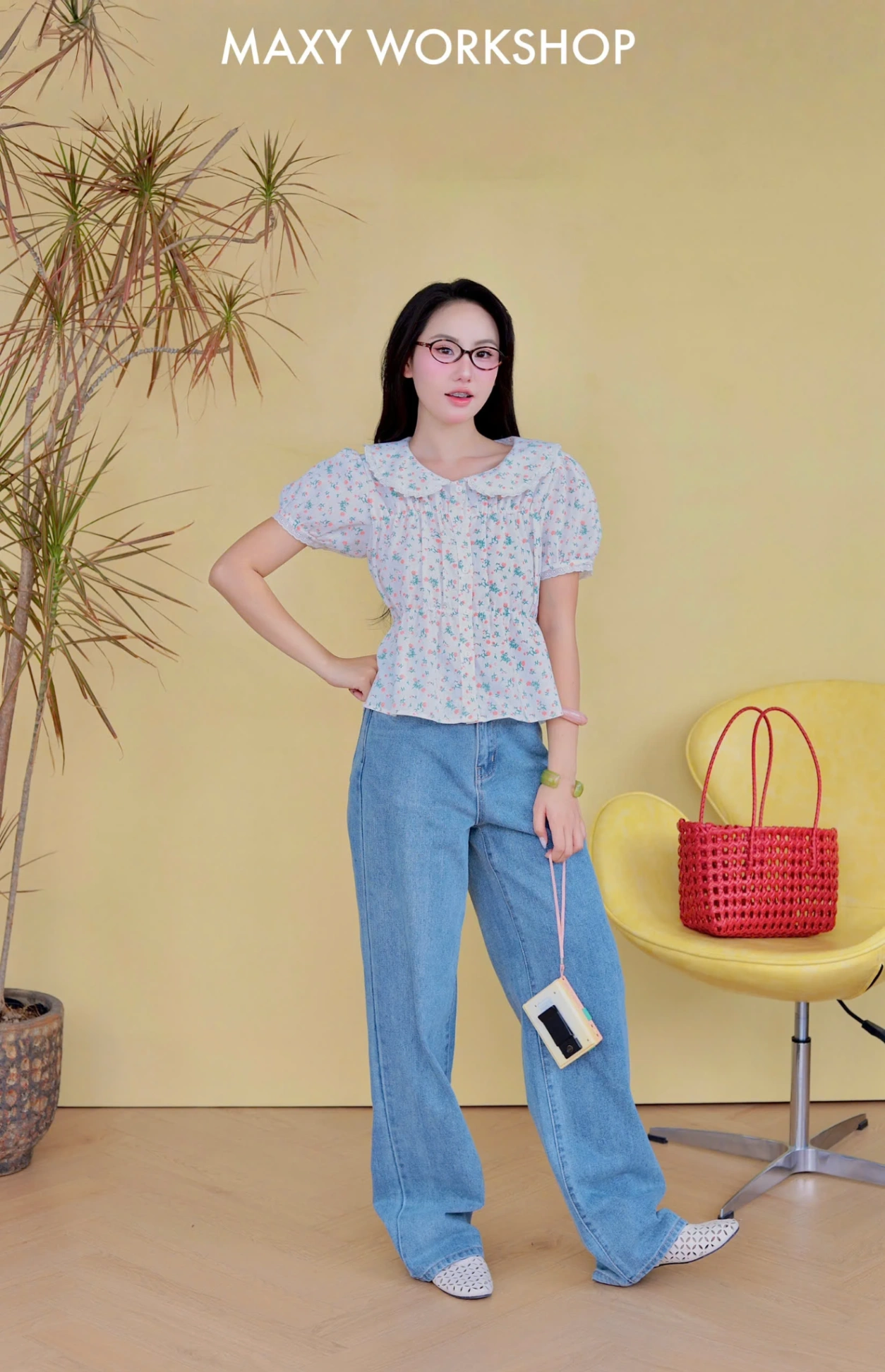 Áo Kiểu FLORAL TOP