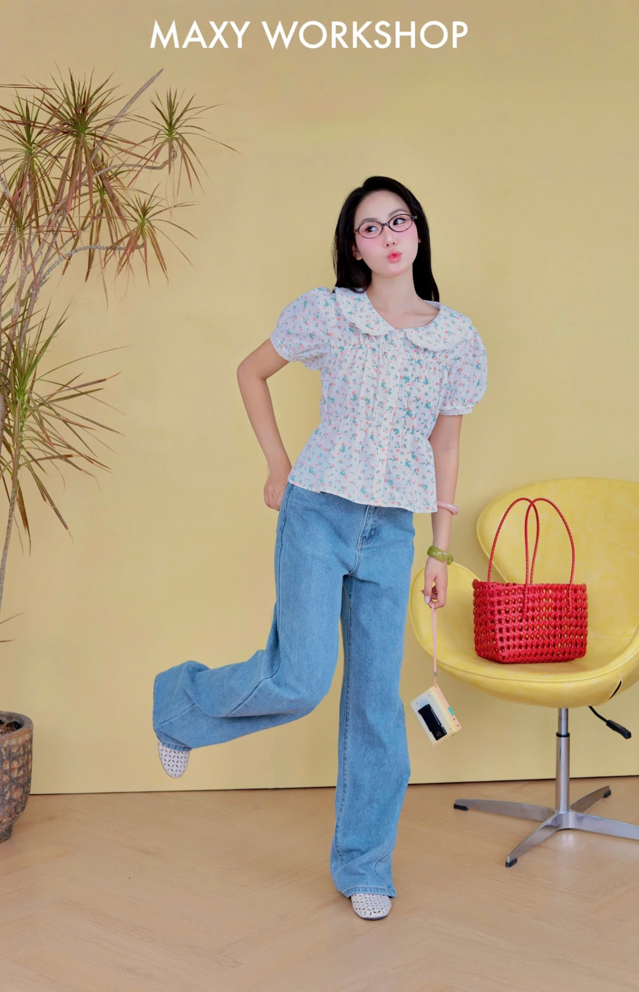 Áo Kiểu FLORAL TOP