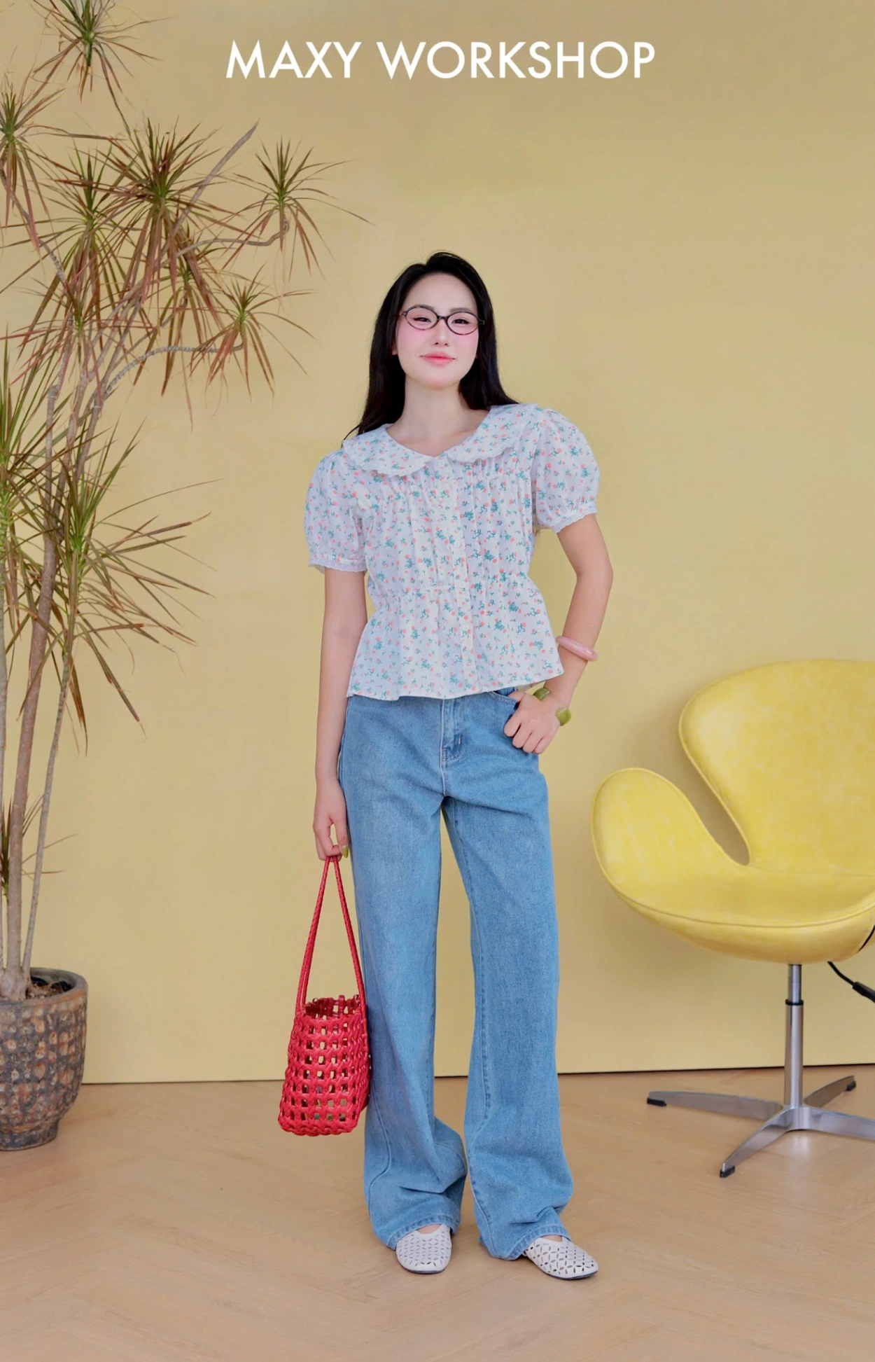 Áo Kiểu FLORAL TOP