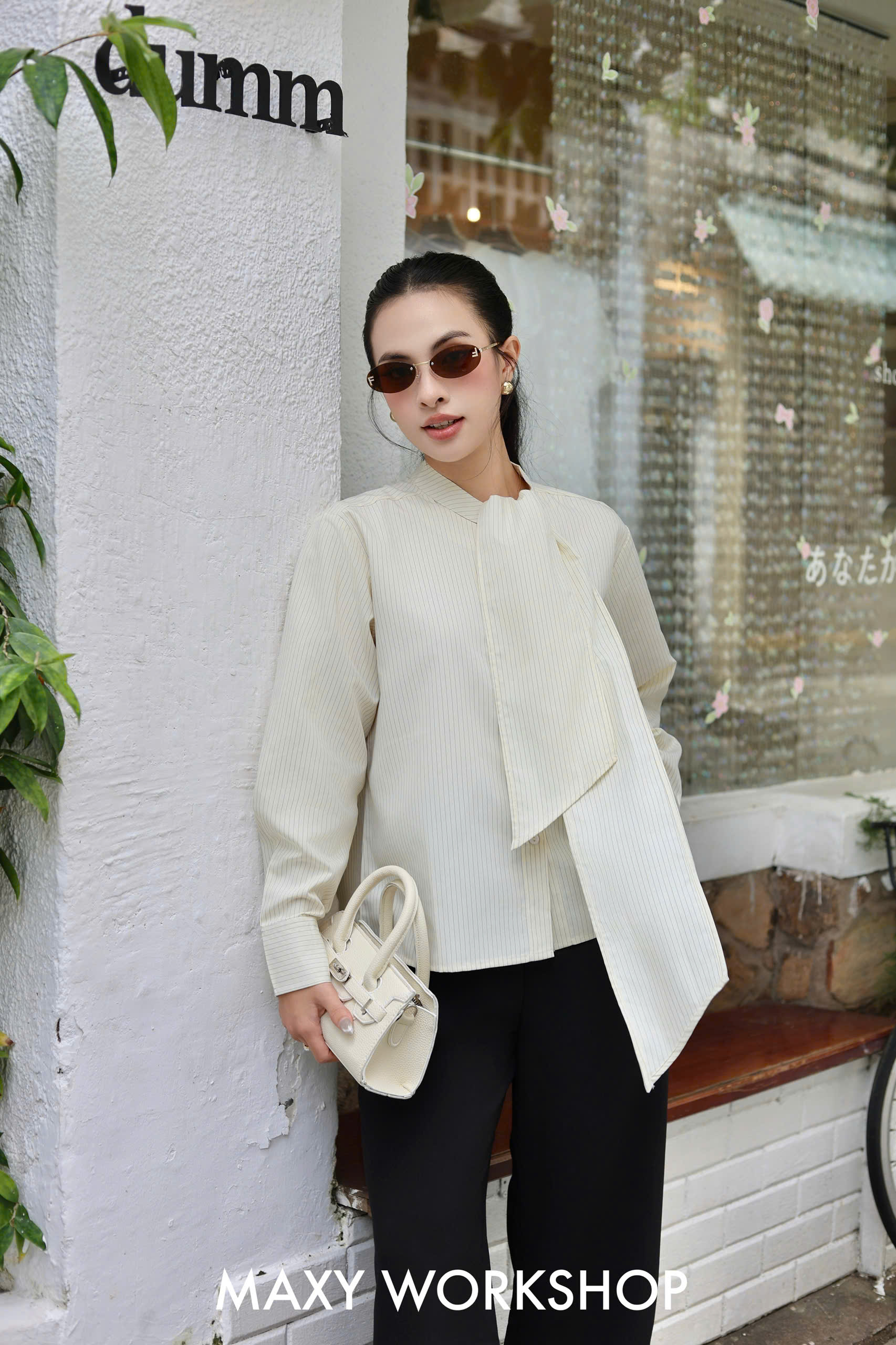 Áo Sơ mi SIDE BOW SHIRT